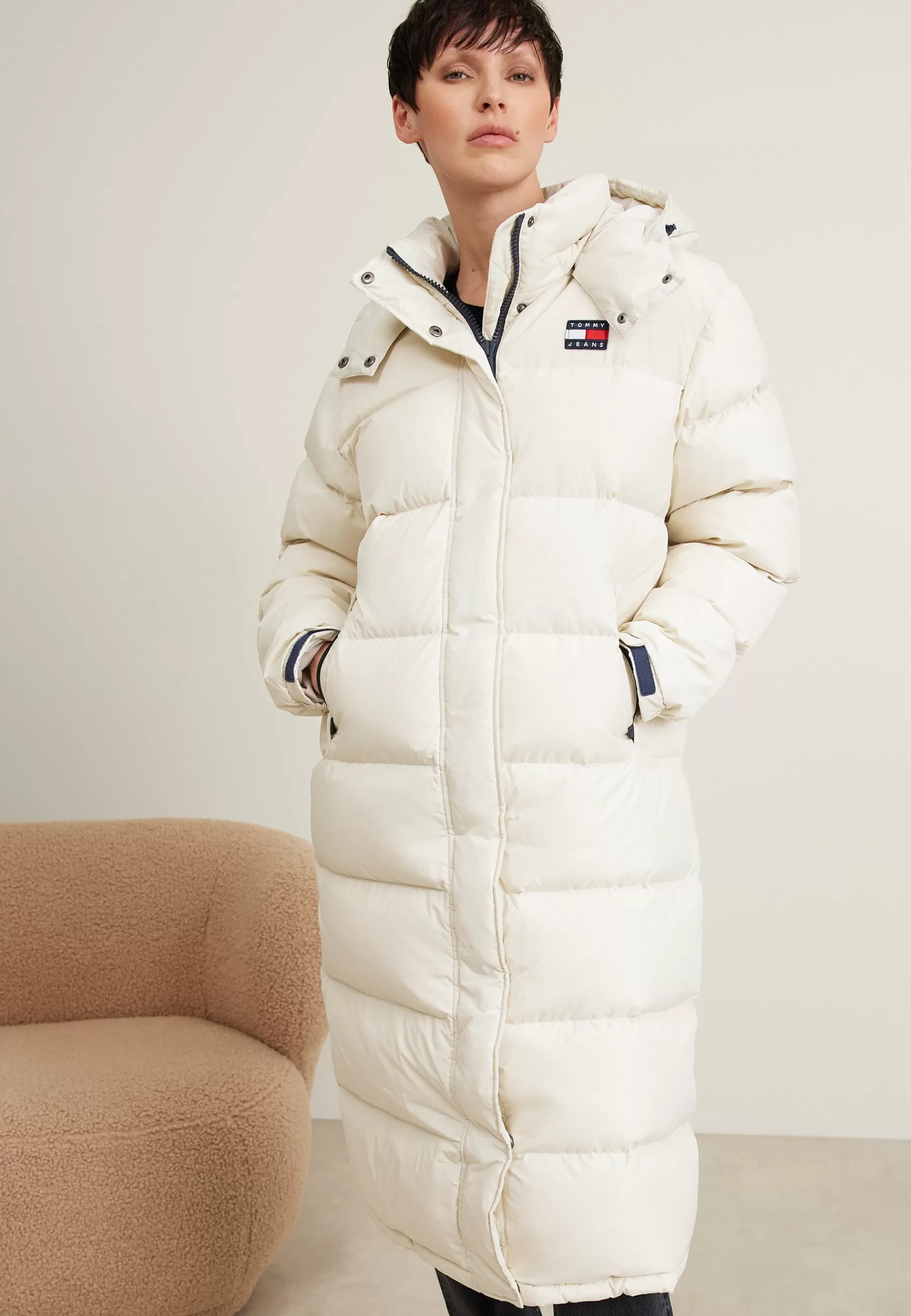 Femme Tommy Jeans Alaska Long Puffer - Doudoune