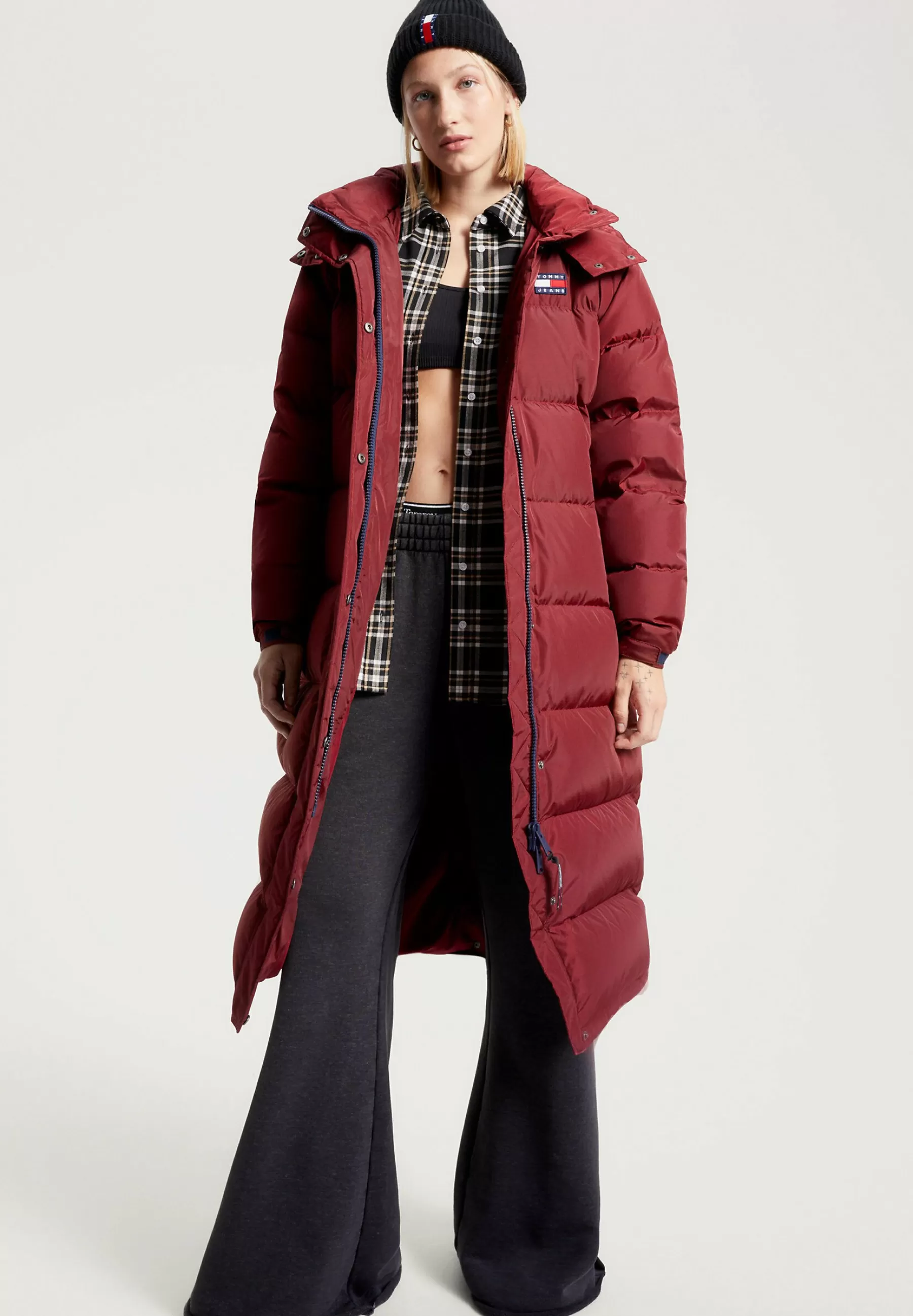 Femme Tommy Jeans Alaska Long Puffer - Doudoune