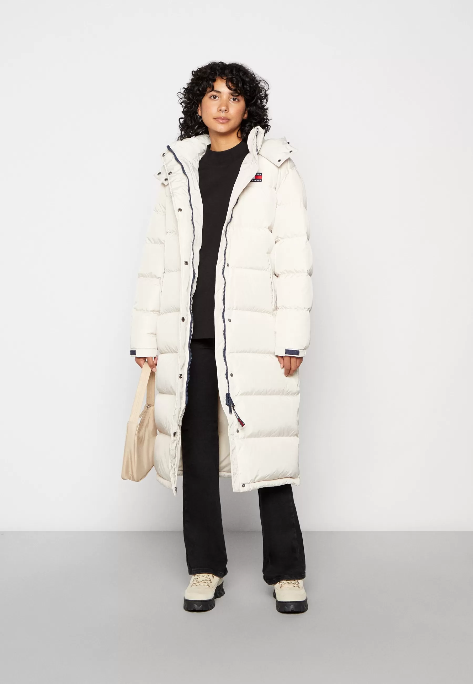 Femme Tommy Jeans Alaska Long Puffer - Doudoune