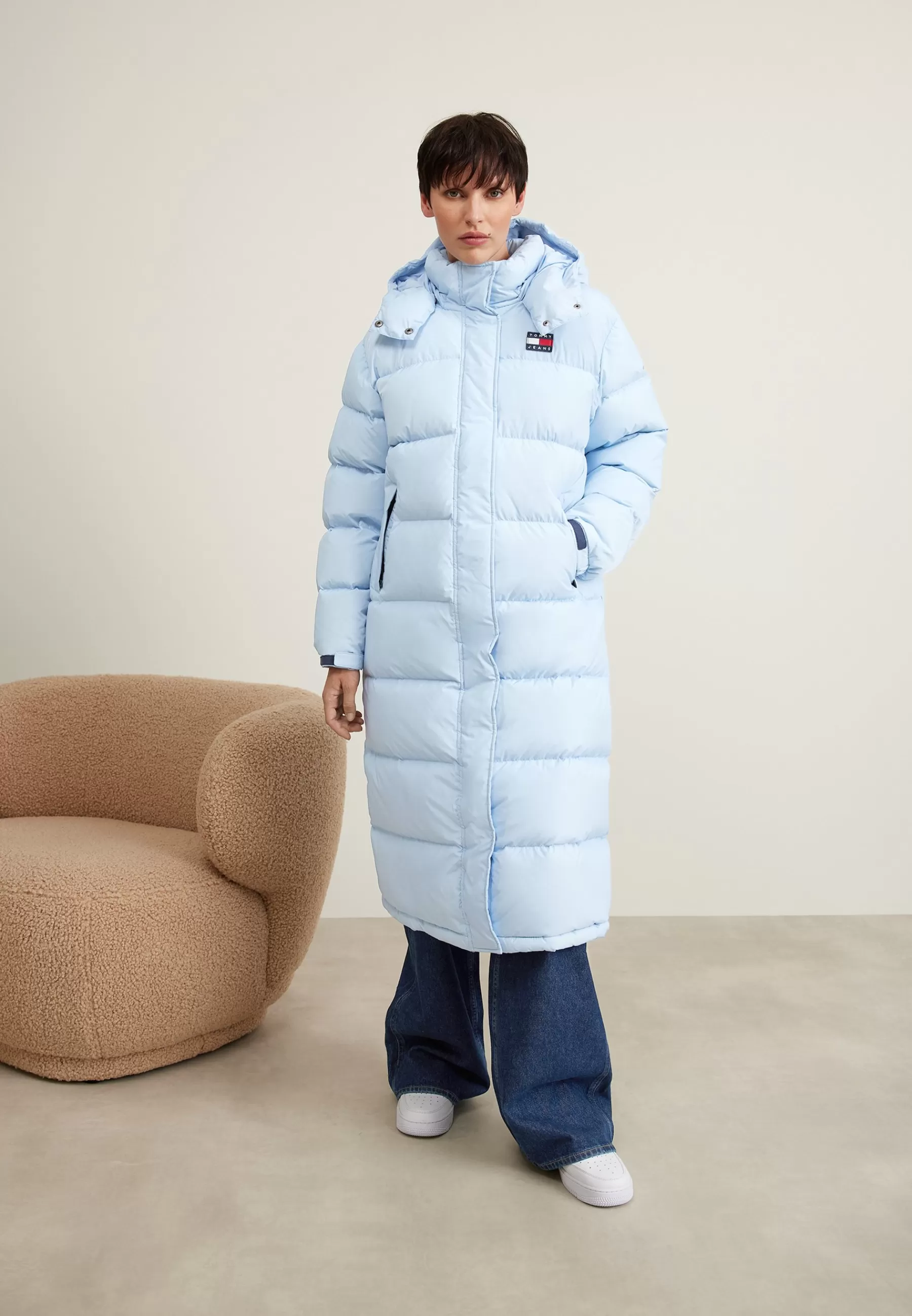 Femme Tommy Jeans Alaska Long Puffer - Doudoune