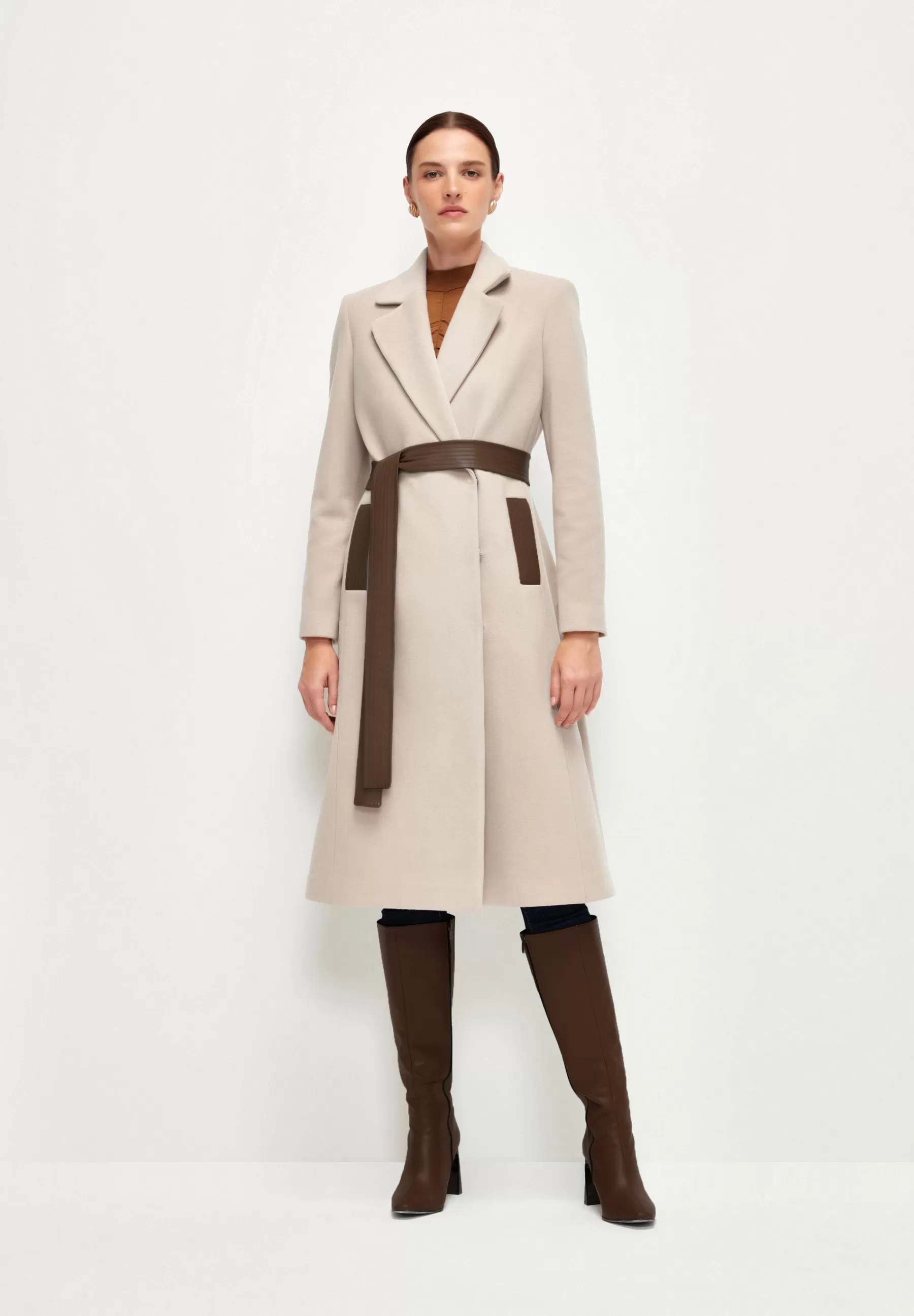 Femme adL Belted - Manteau Classique