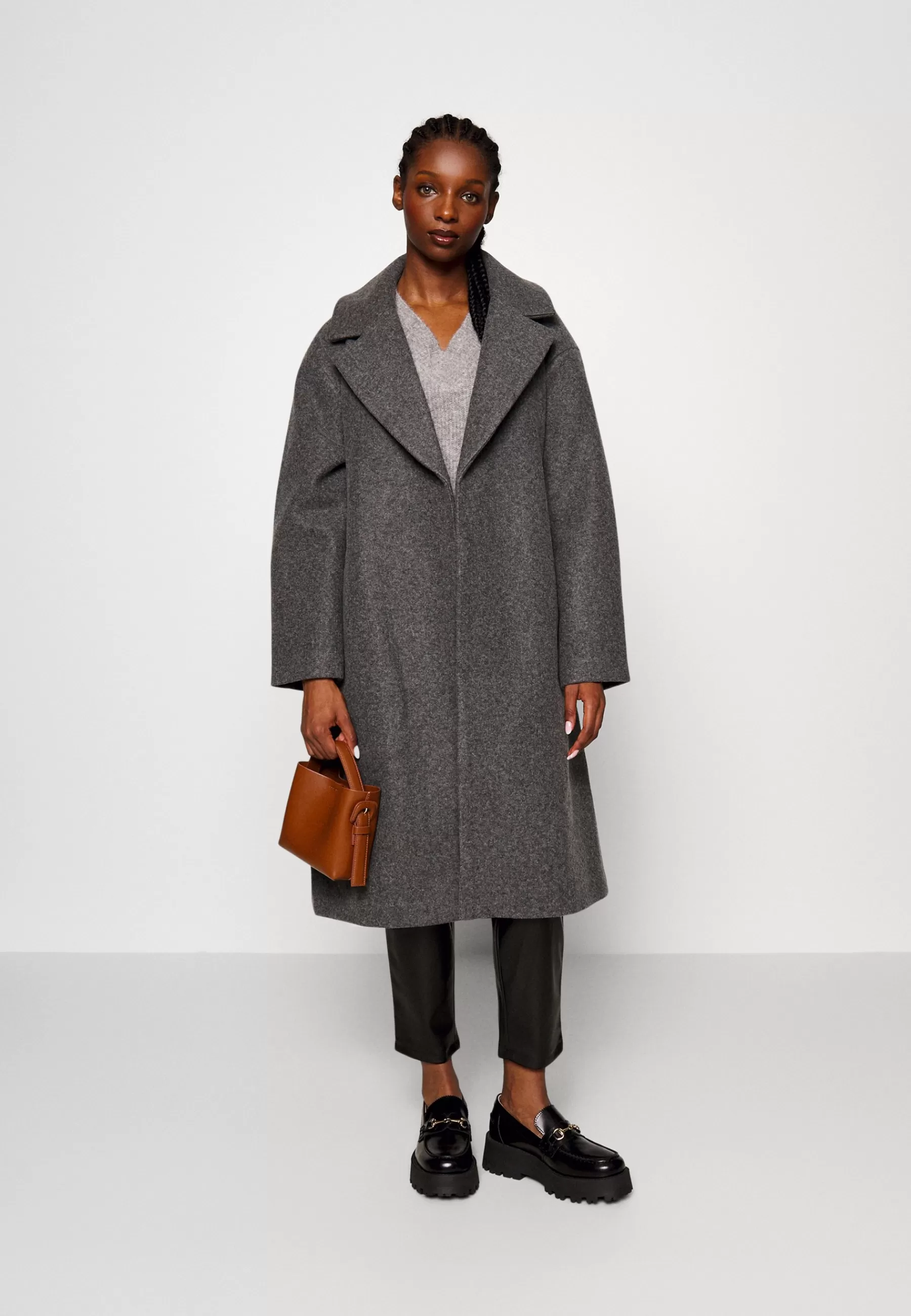 Belted Long Coat - Manteau Classique | Gina Tricot Petite New