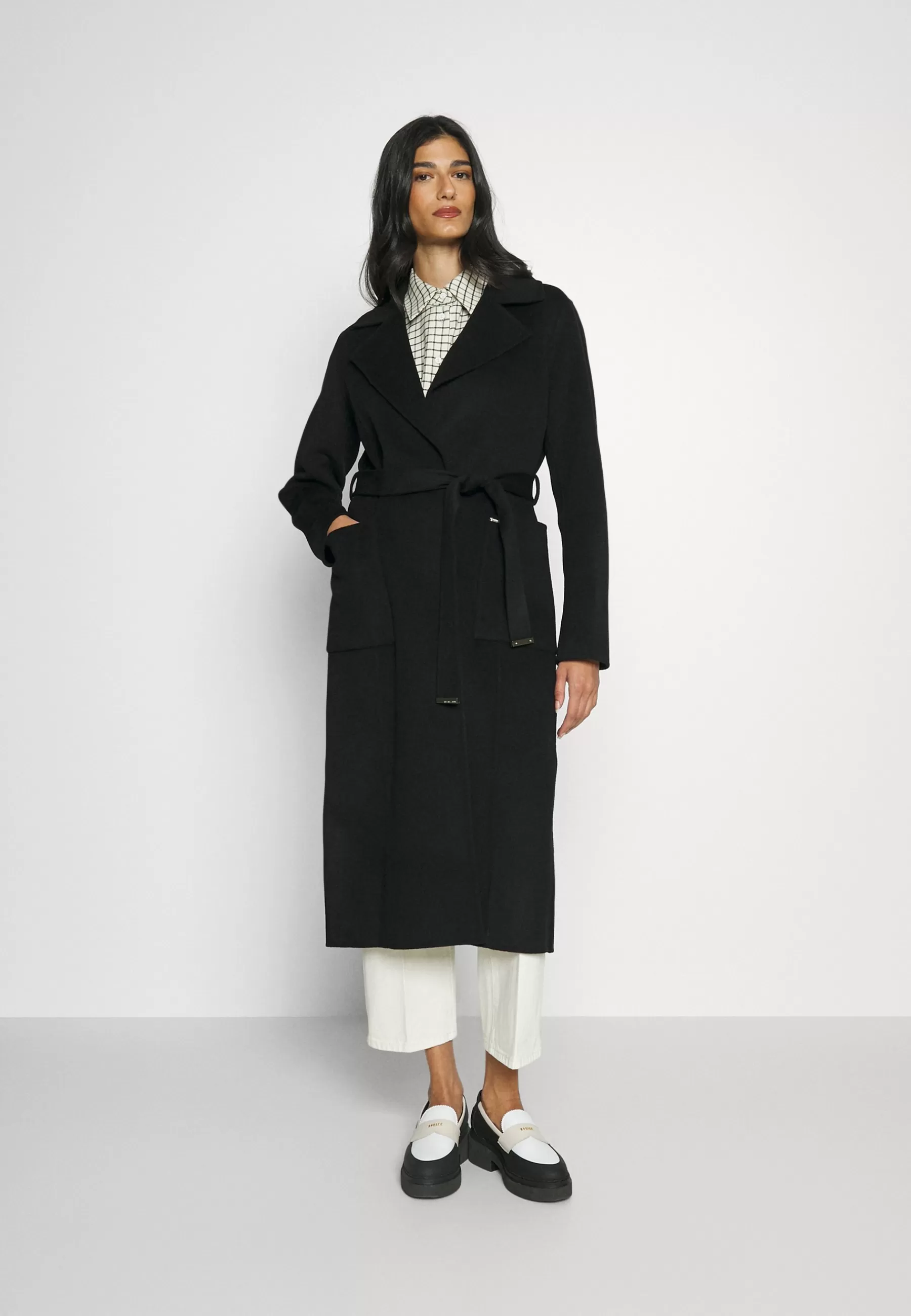 Belted Wrap Style Face Coat - Manteau Classique | MICHAEL Michael Kors Cheap