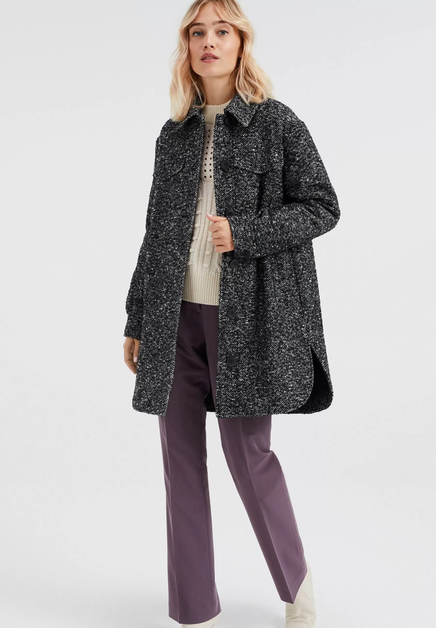 Femme WE Fashion Boucle - Manteau Classique