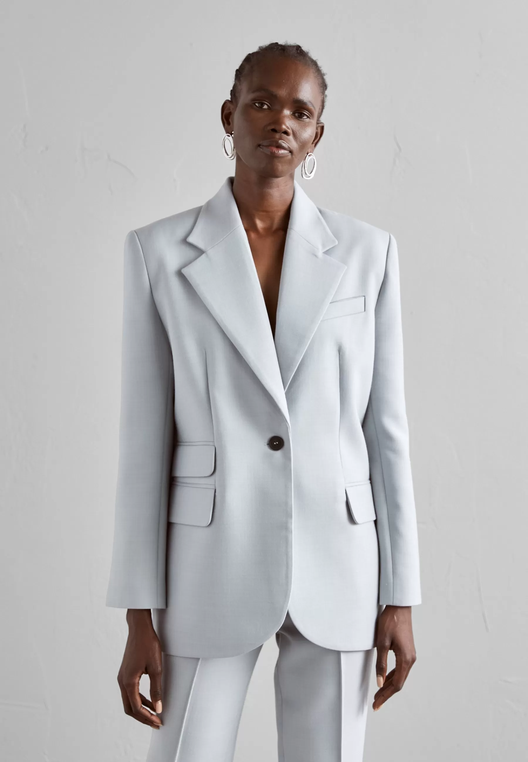 Button Boxy - Manteau Court | Materiel Discount