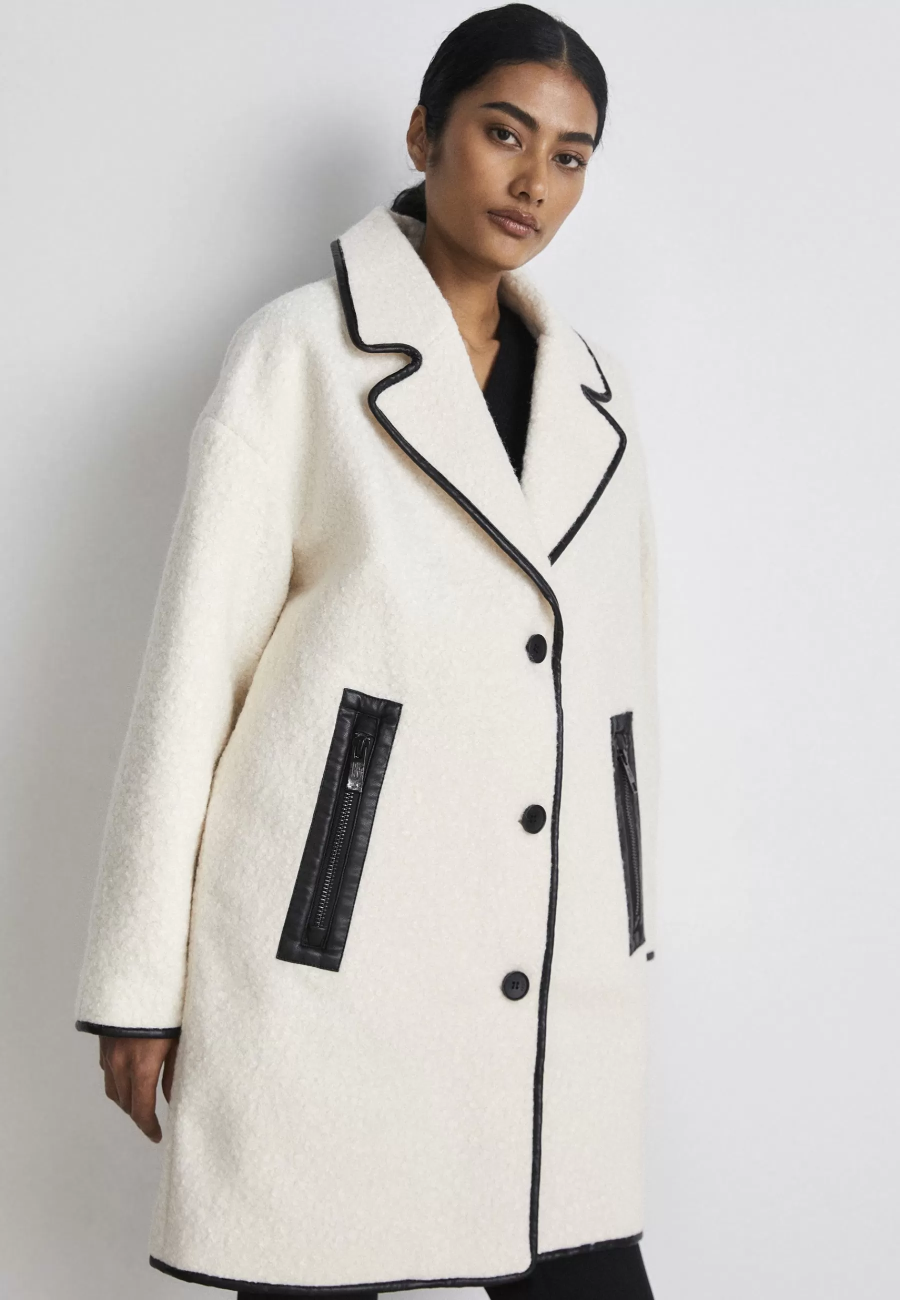 Femme DKNY Button Coat - Manteau Classique