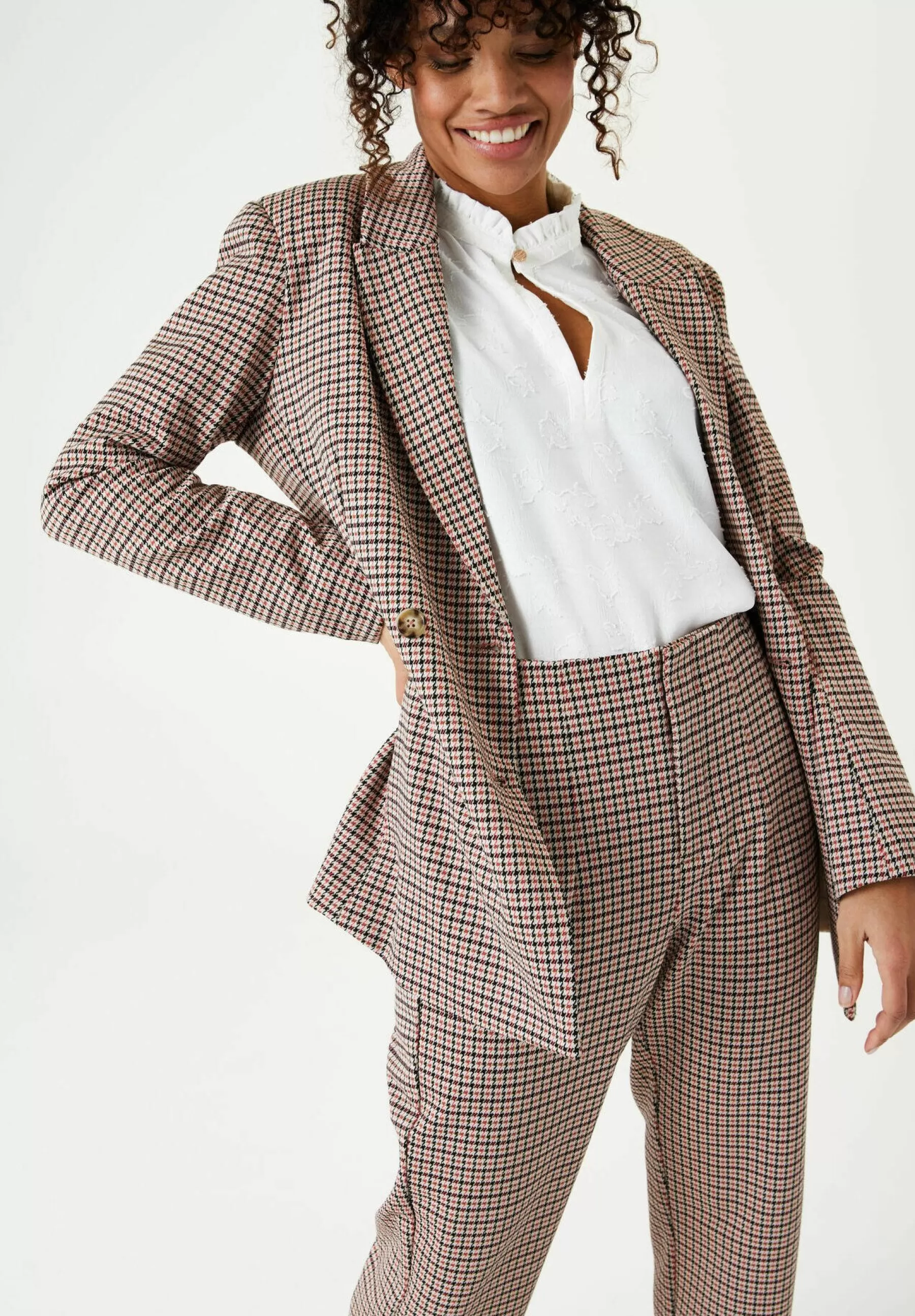 Checked - Manteau Court | Garcia Best