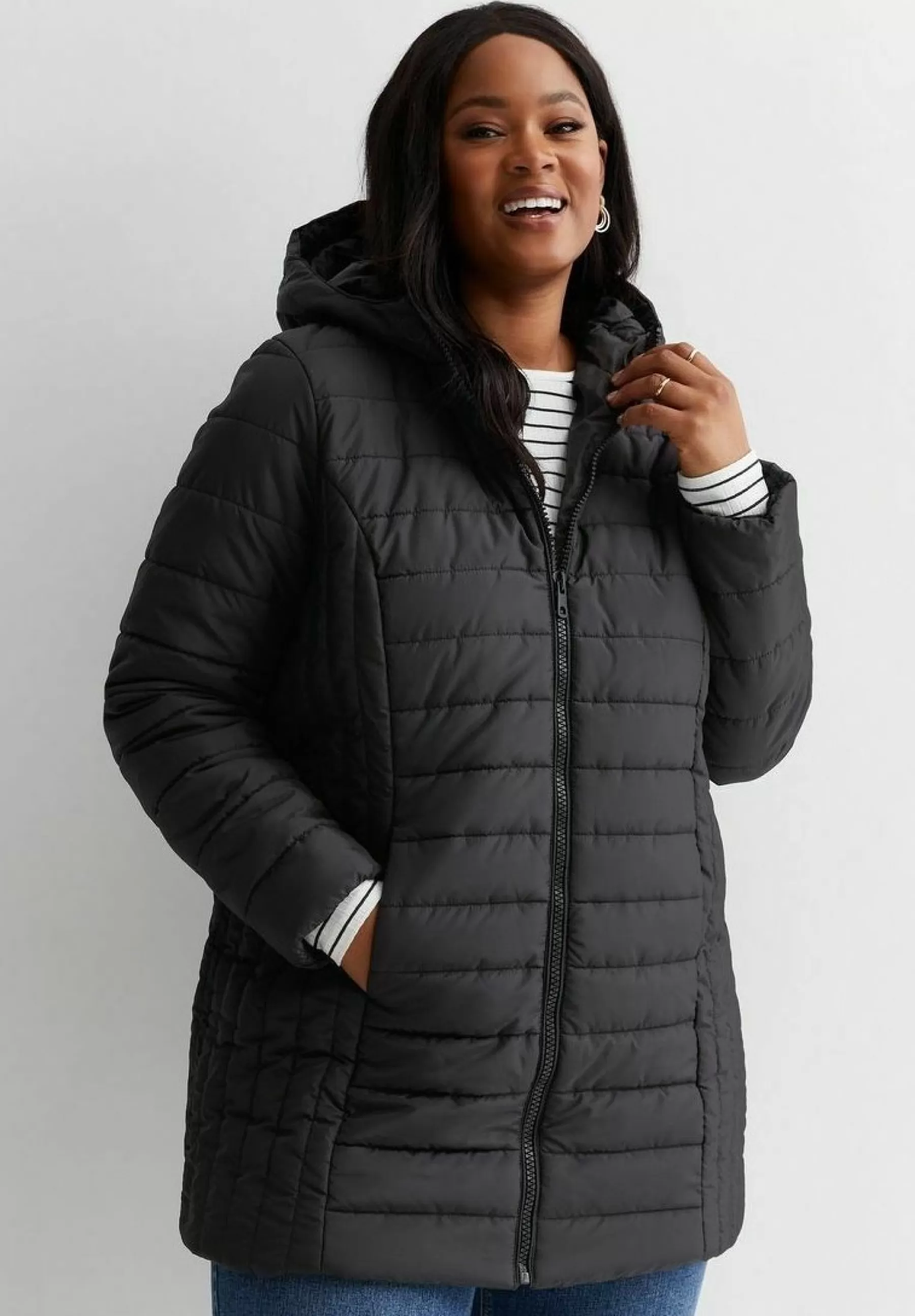 Femme New Look Curves Aviator - Manteau D'Hiver