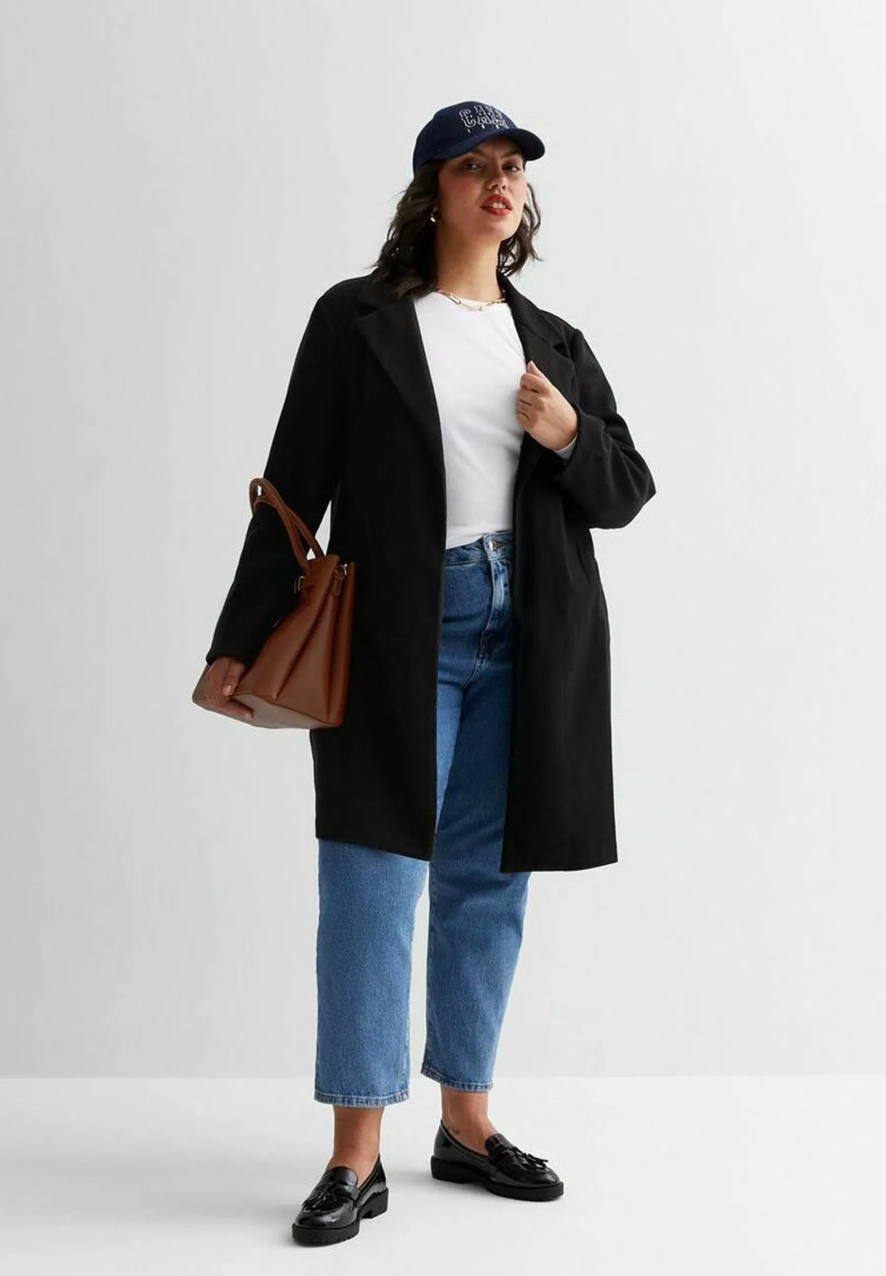 Curves Manteau Classique | New Look Curves Best Sale