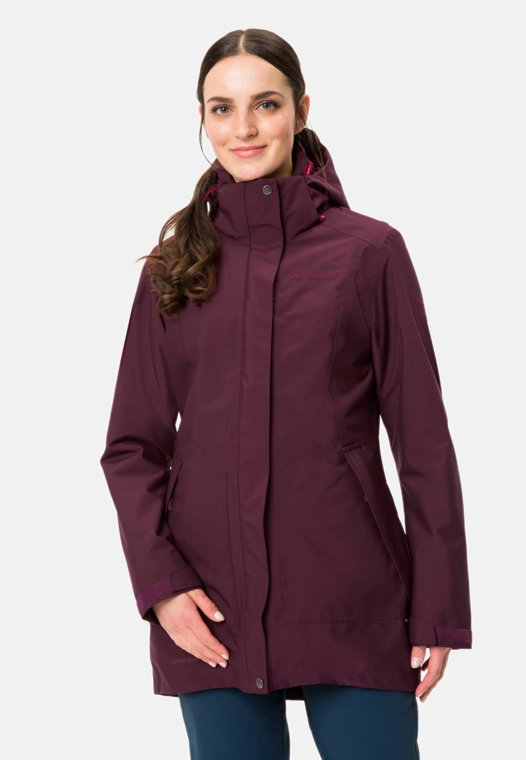 Femme Vaude Doppel Idris 3 In 1 - Manteau D'Hiver