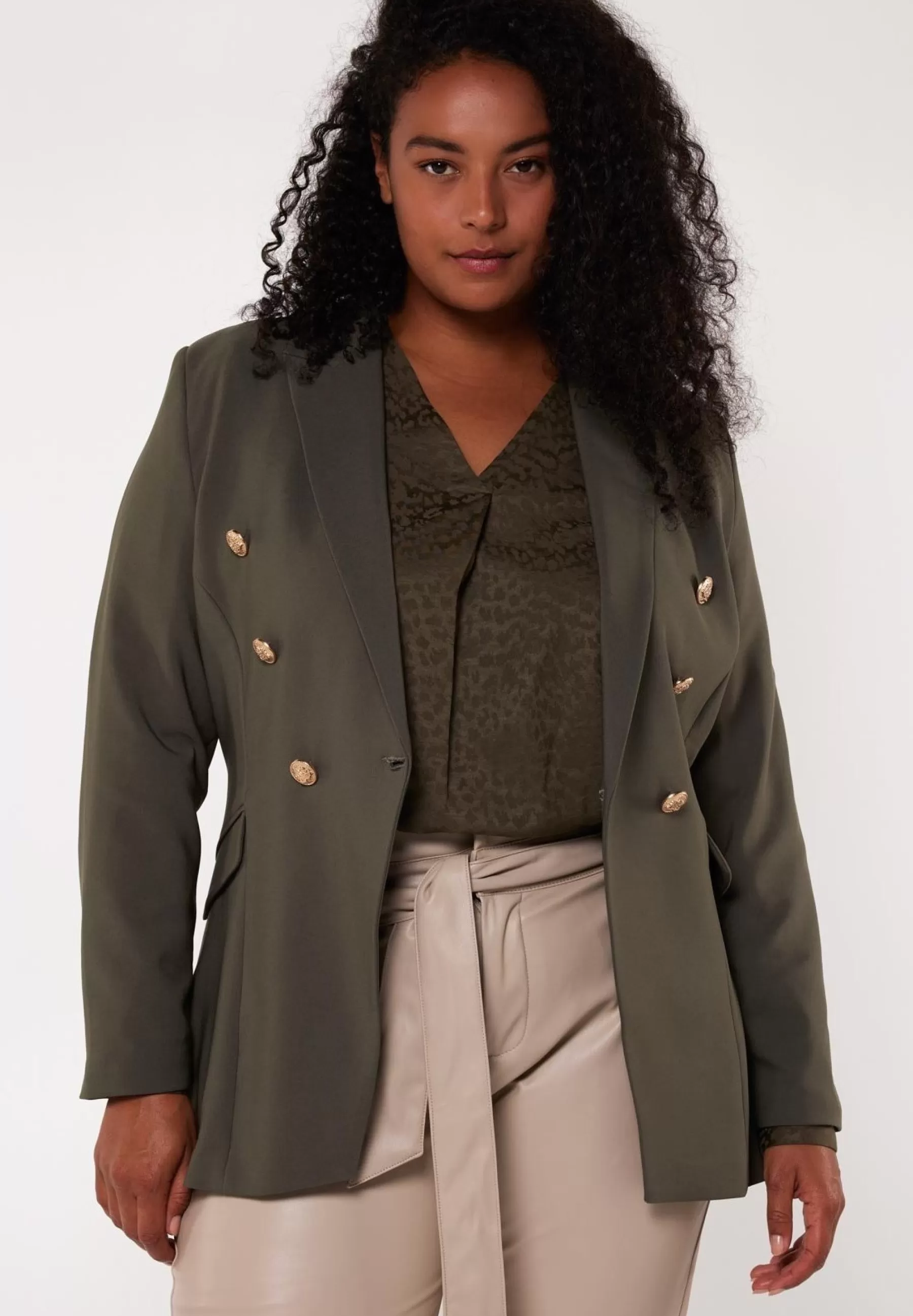 Double-Breasted - Manteau Court | MS Mode New