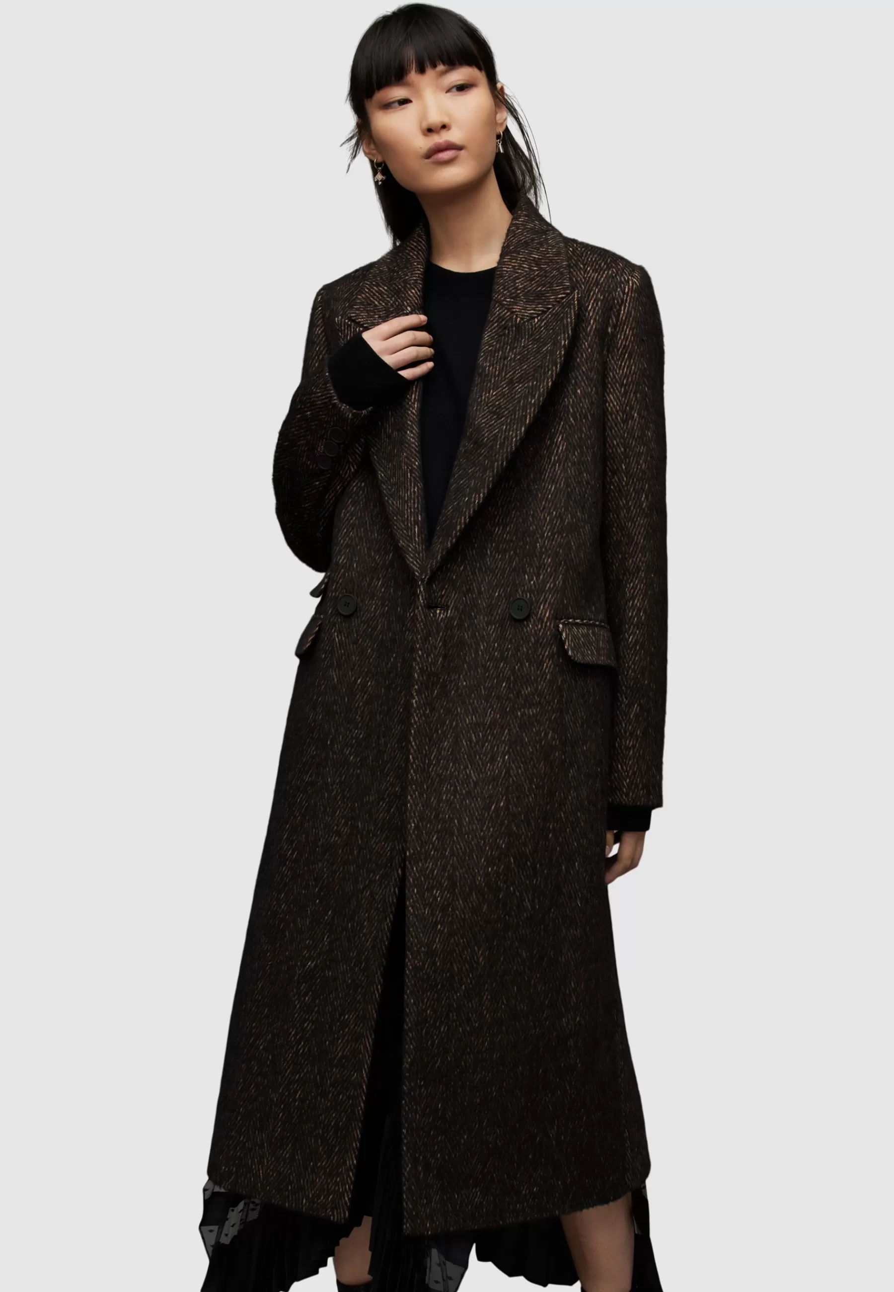 Elyria Coat - Manteau Classique | AllSaints New