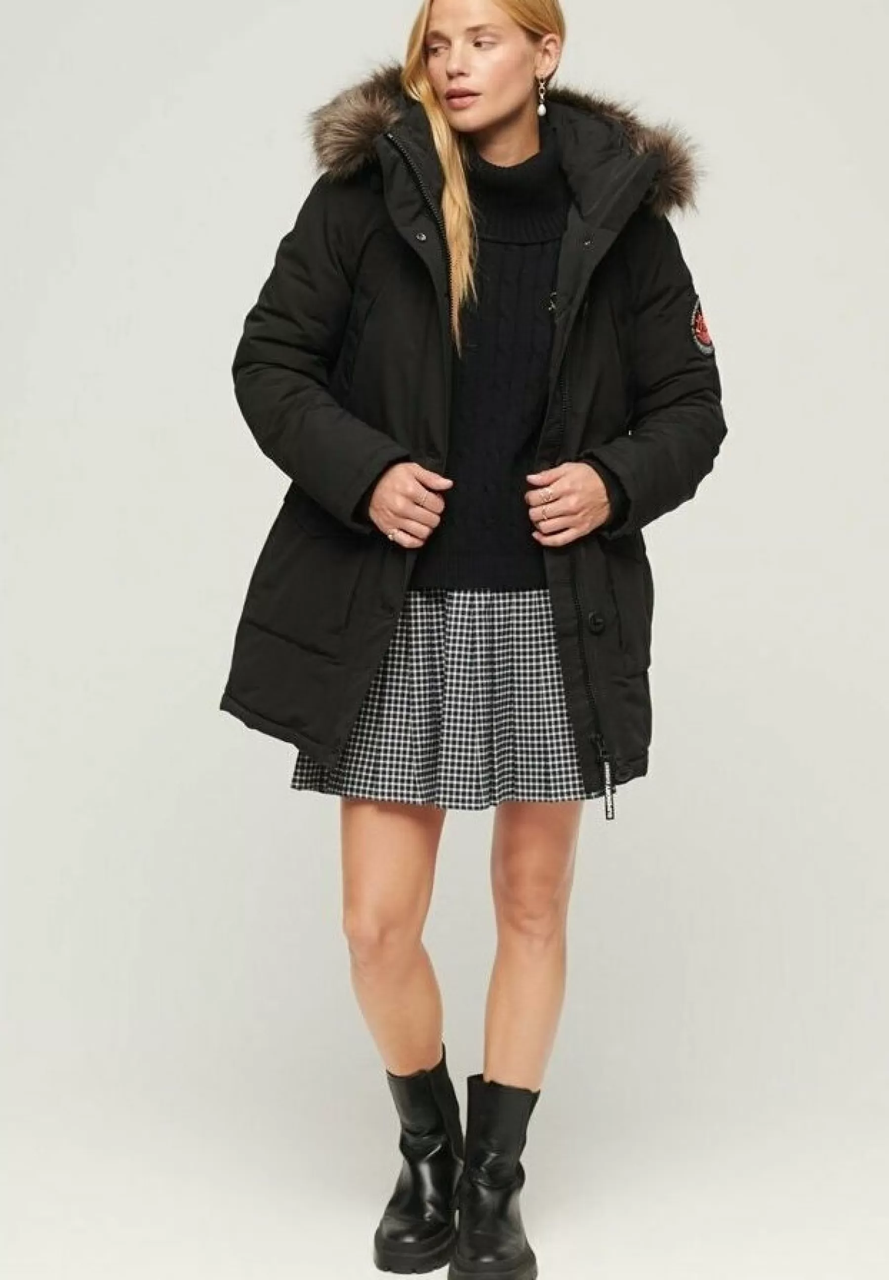 Femme Superdry Everest Hooded - Parka