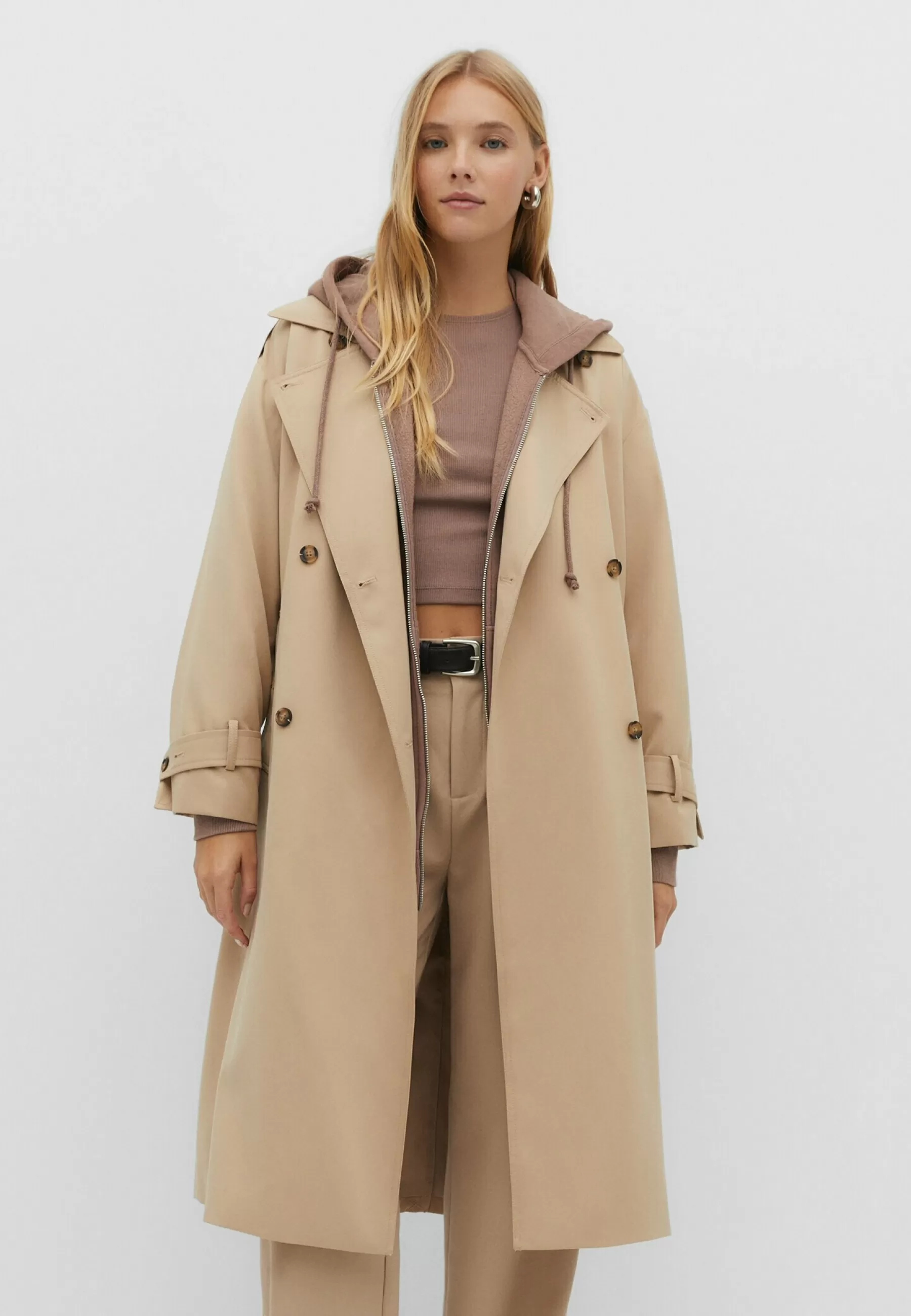 Flowing Lined - Trench | Stradivarius Sale