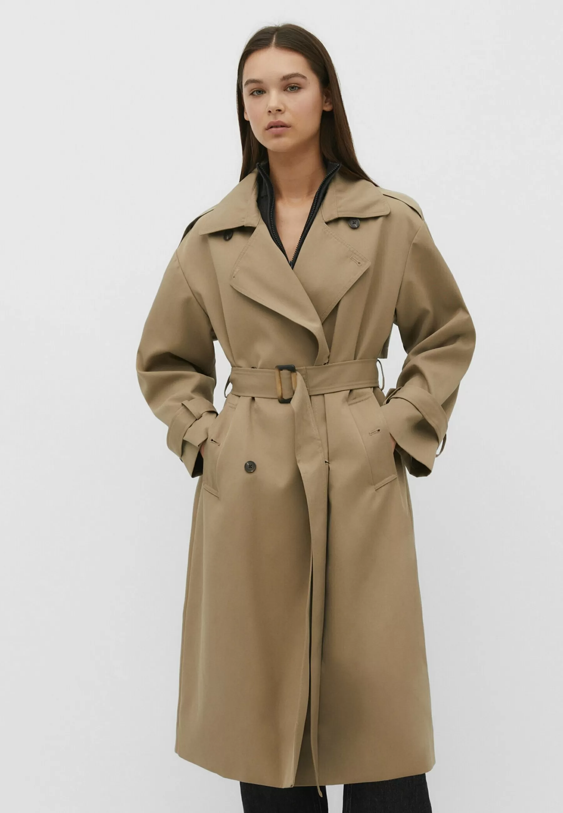 Flowing Lined - Trench | Stradivarius Cheap