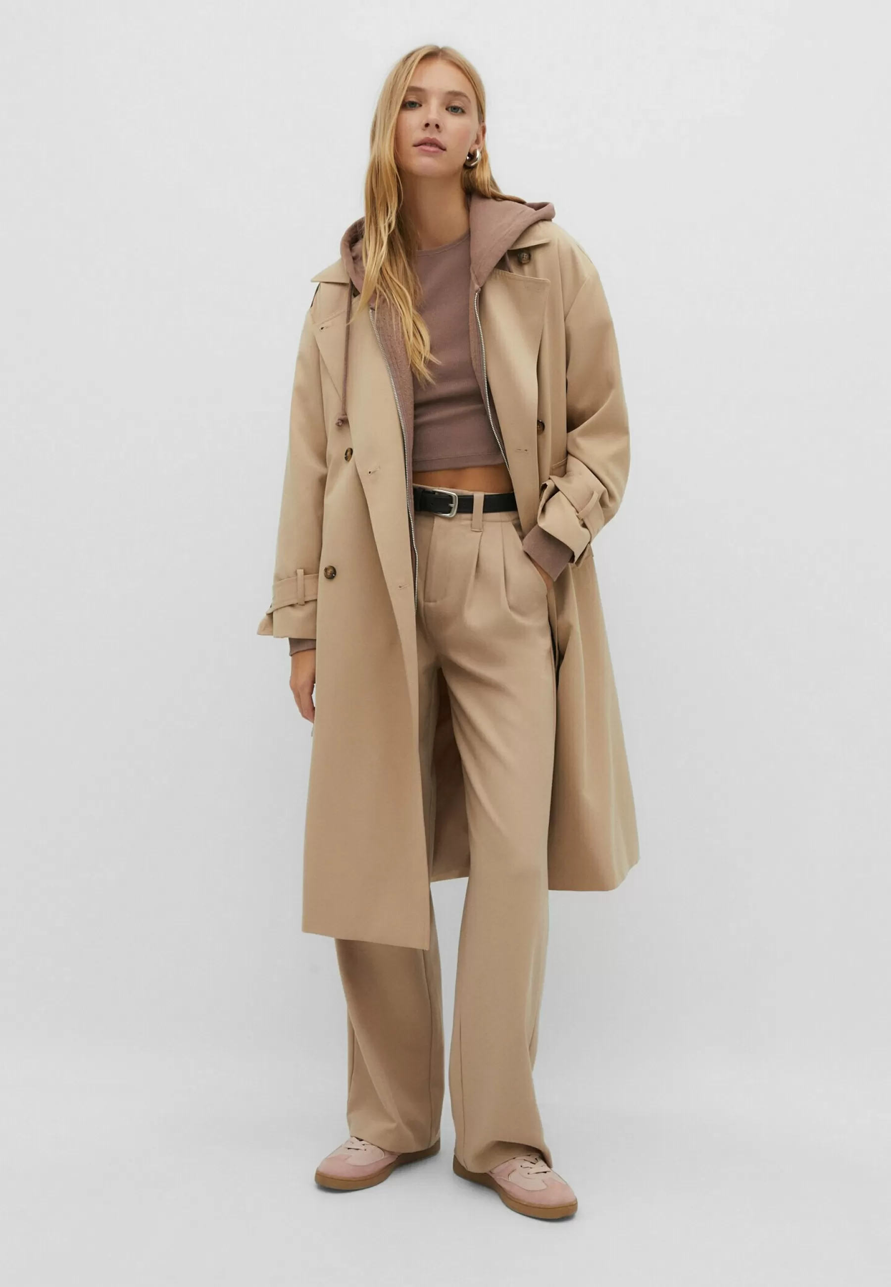 Flowing Lined - Trench | Stradivarius Sale