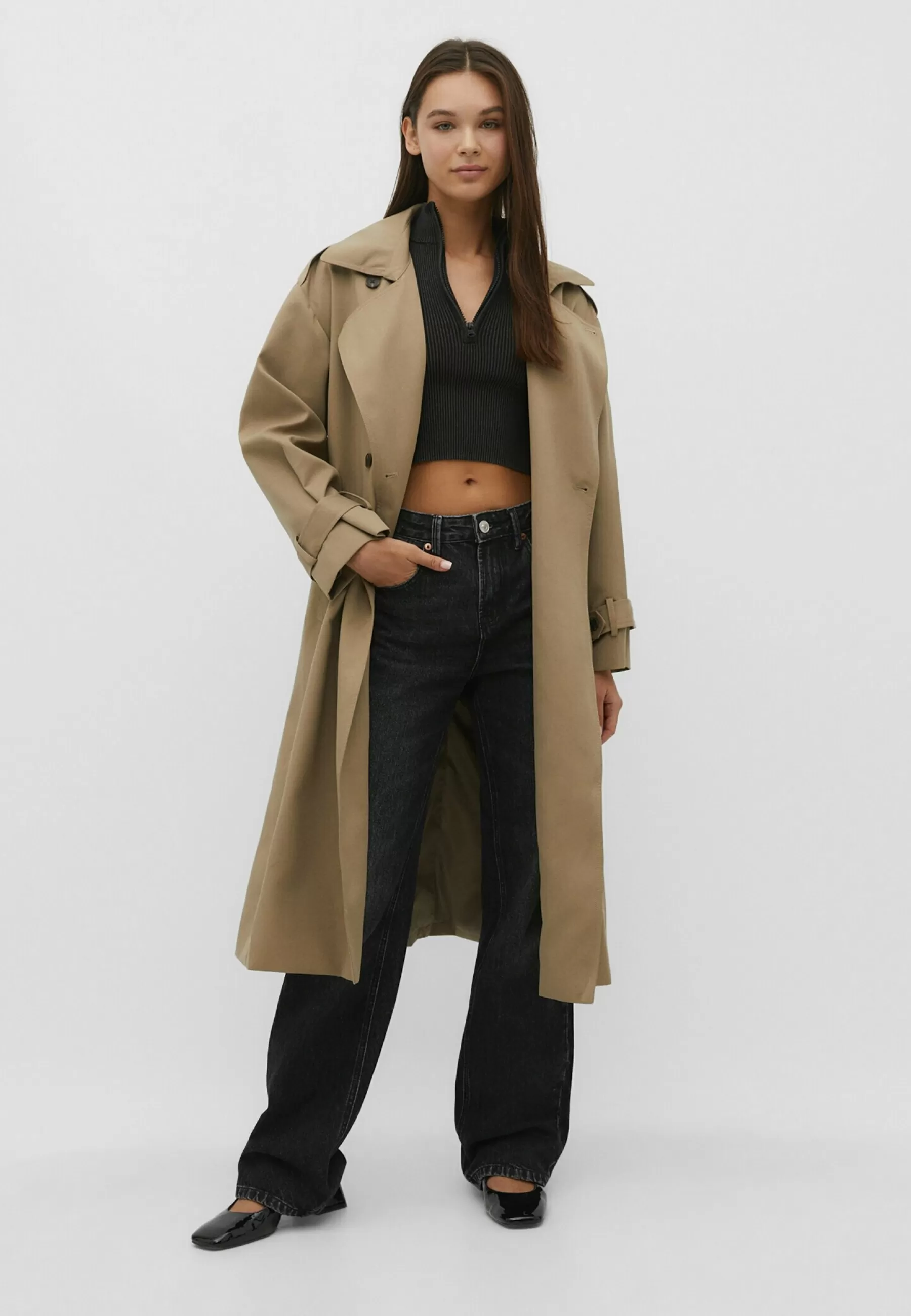 Flowing Lined - Trench | Stradivarius Cheap