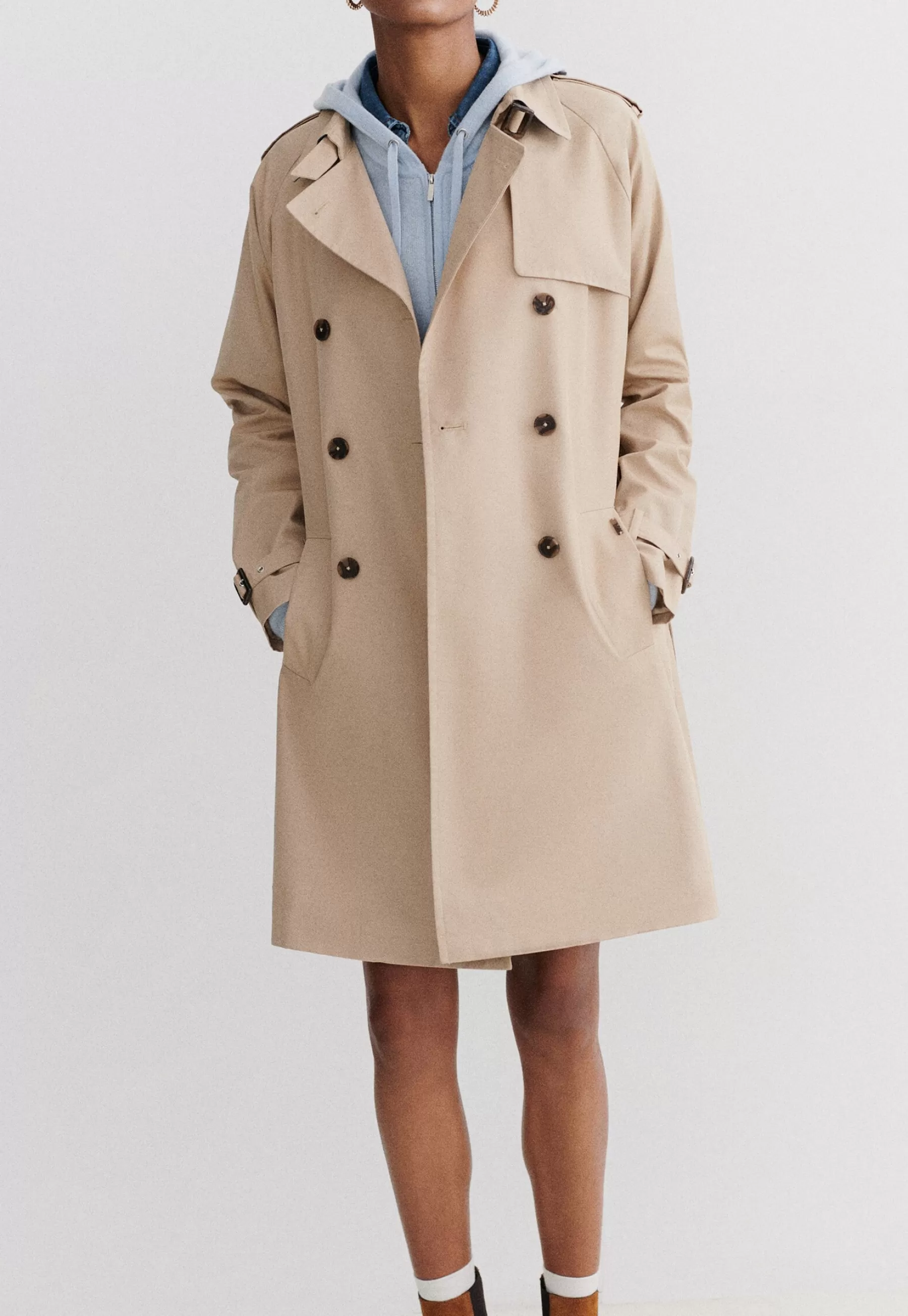 French Brand Fashion Elegant Modern - Trench | Caroll Hot