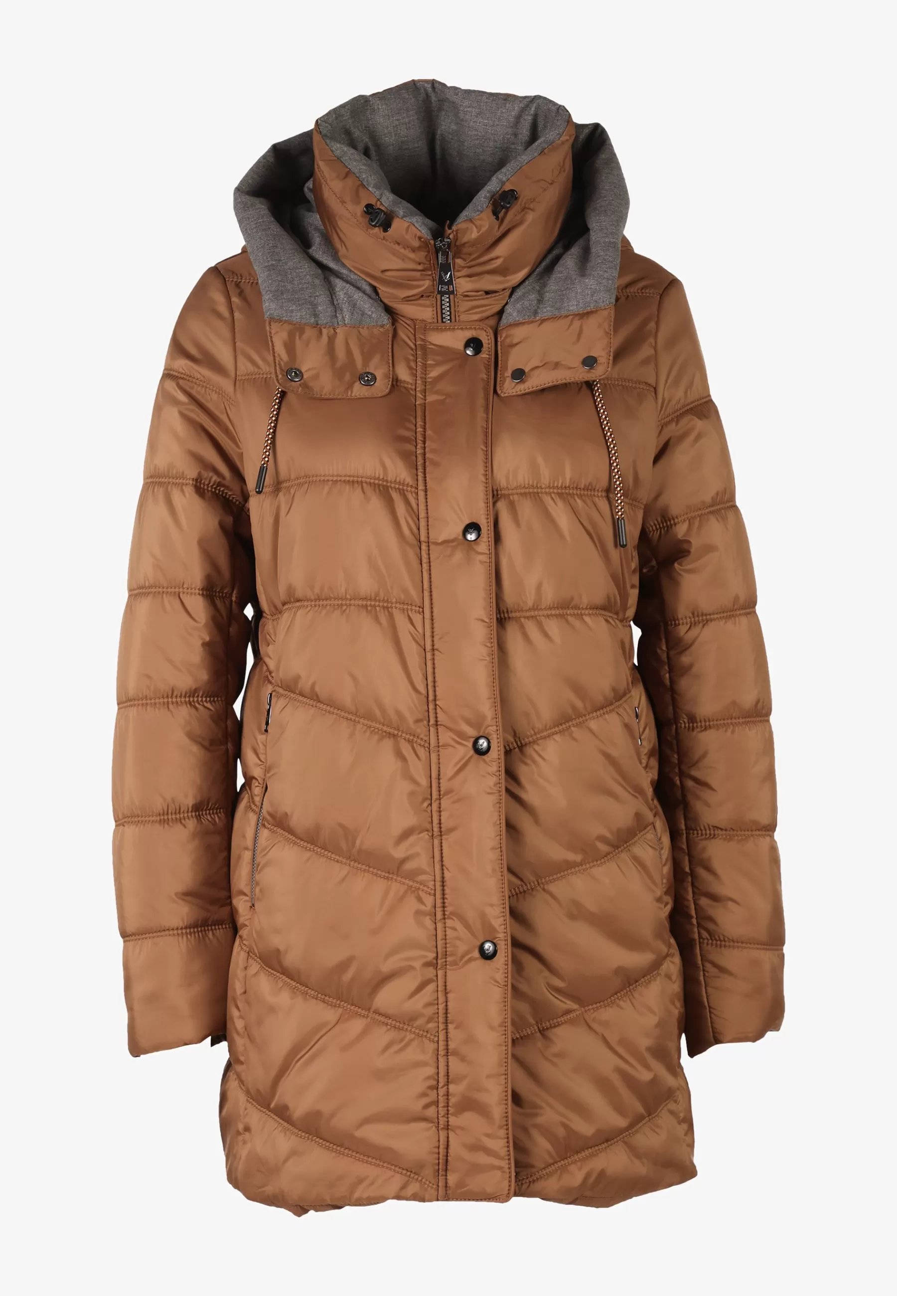 Femme FUCHS SCHMITT Gesteppte City Mit Abnehmbarer Kapuze Verdeckter Reissverschluss Weather Protection - Manteau D'Hiver