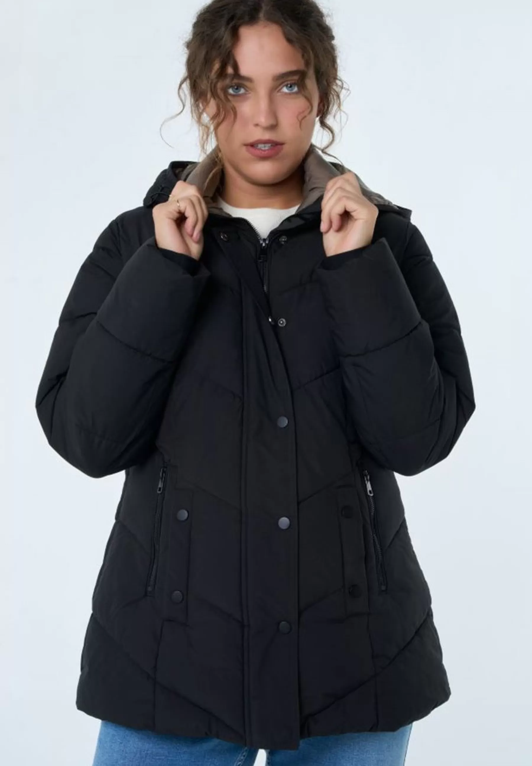 Femme MS Mode Gewatteerde - Manteau D'Hiver