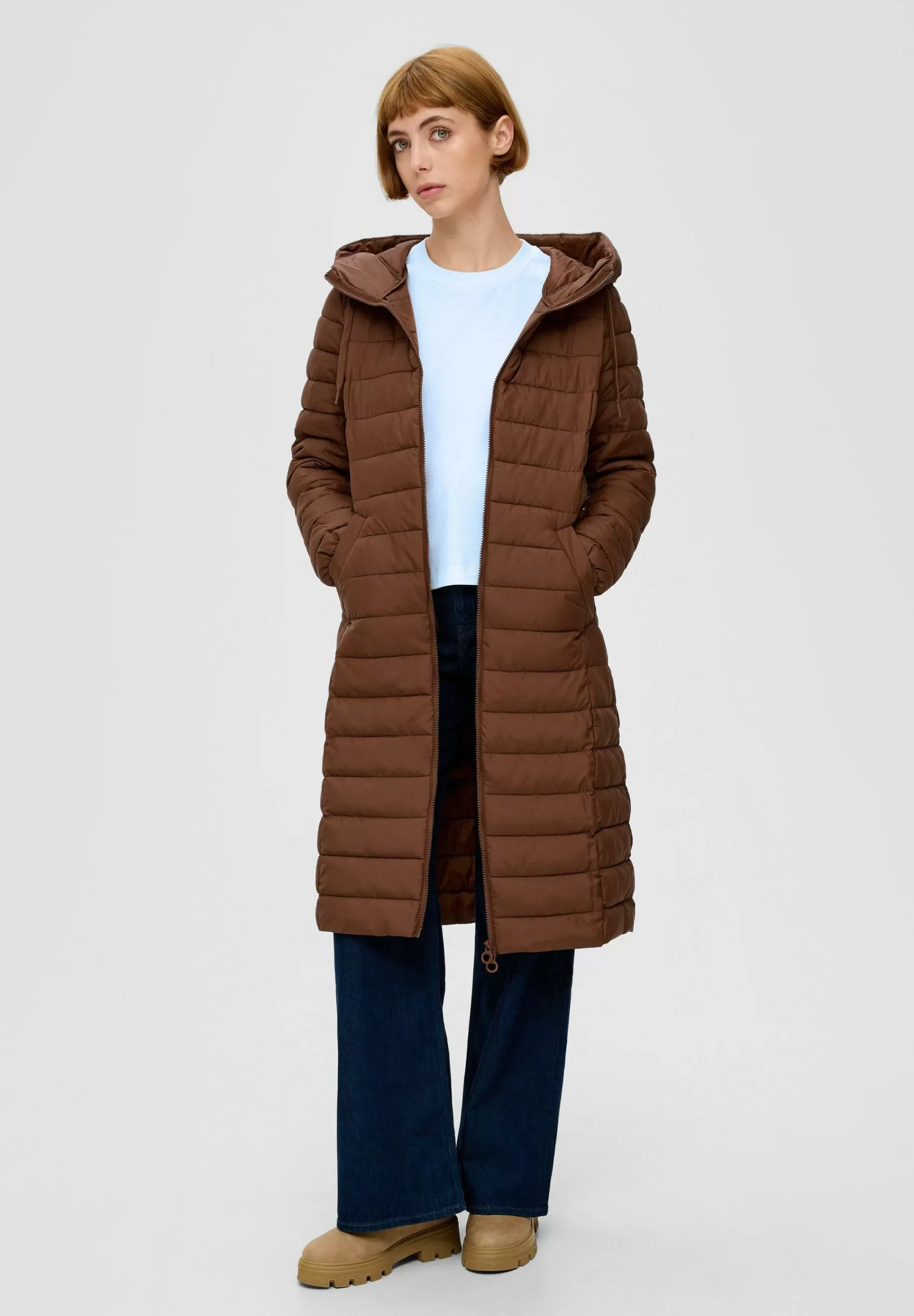 Femme s.Oliver Gewatteerde Met Capuchon - Manteau D'Hiver