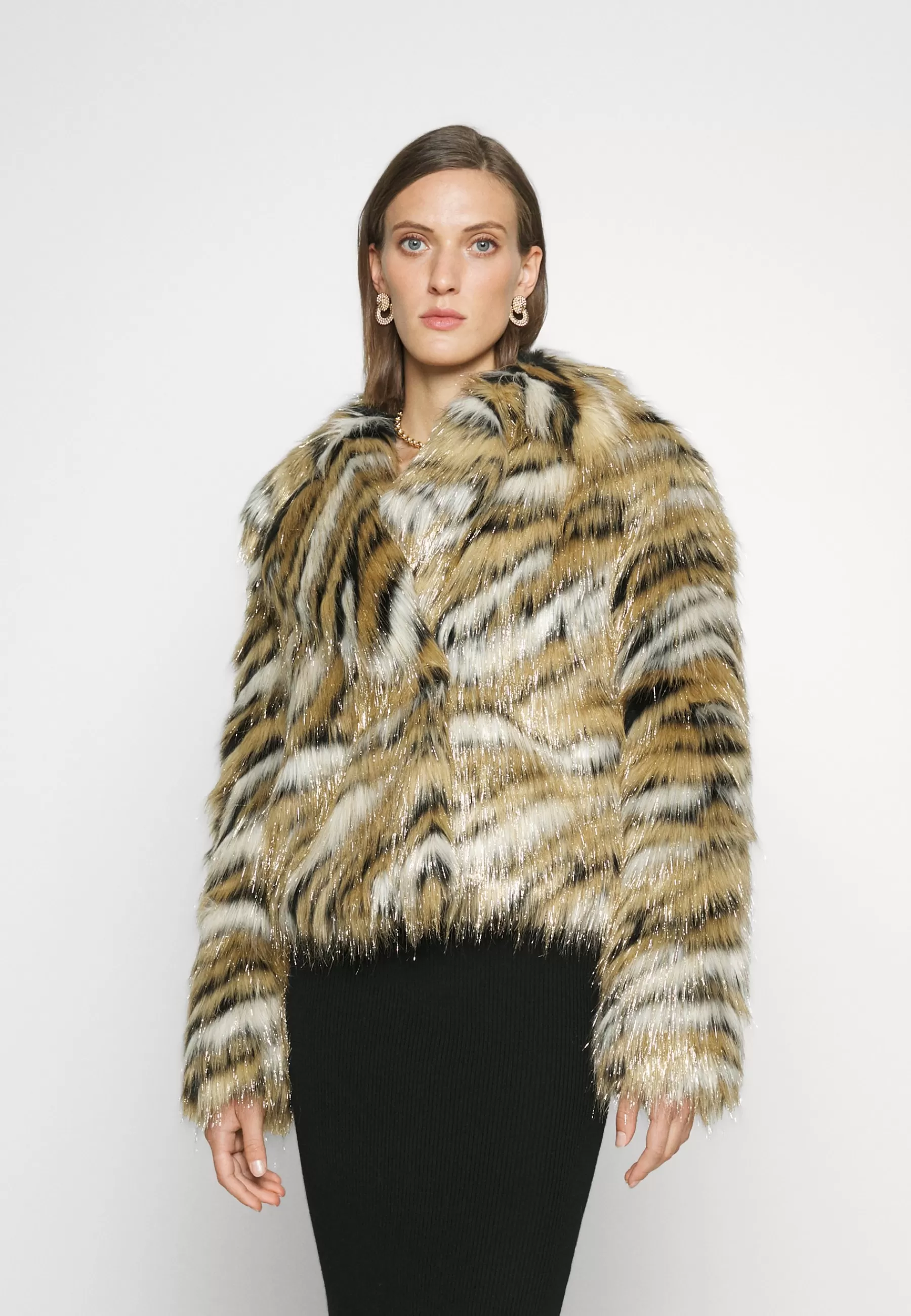 Femme MICHAEL Michael Kors Glam Tiger Coat - Manteau D'Hiver