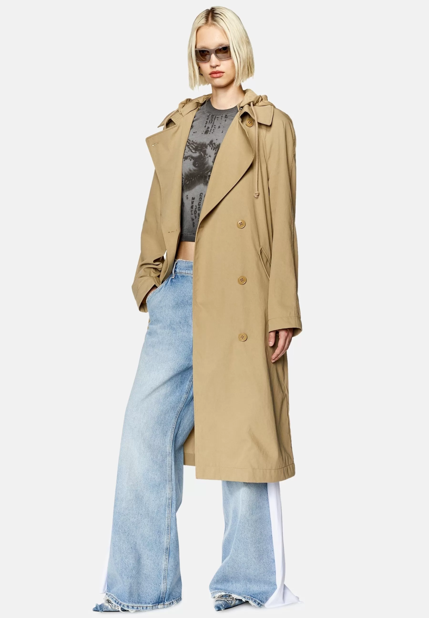 G-Matthew-Fem - Trench | Diesel Fashion