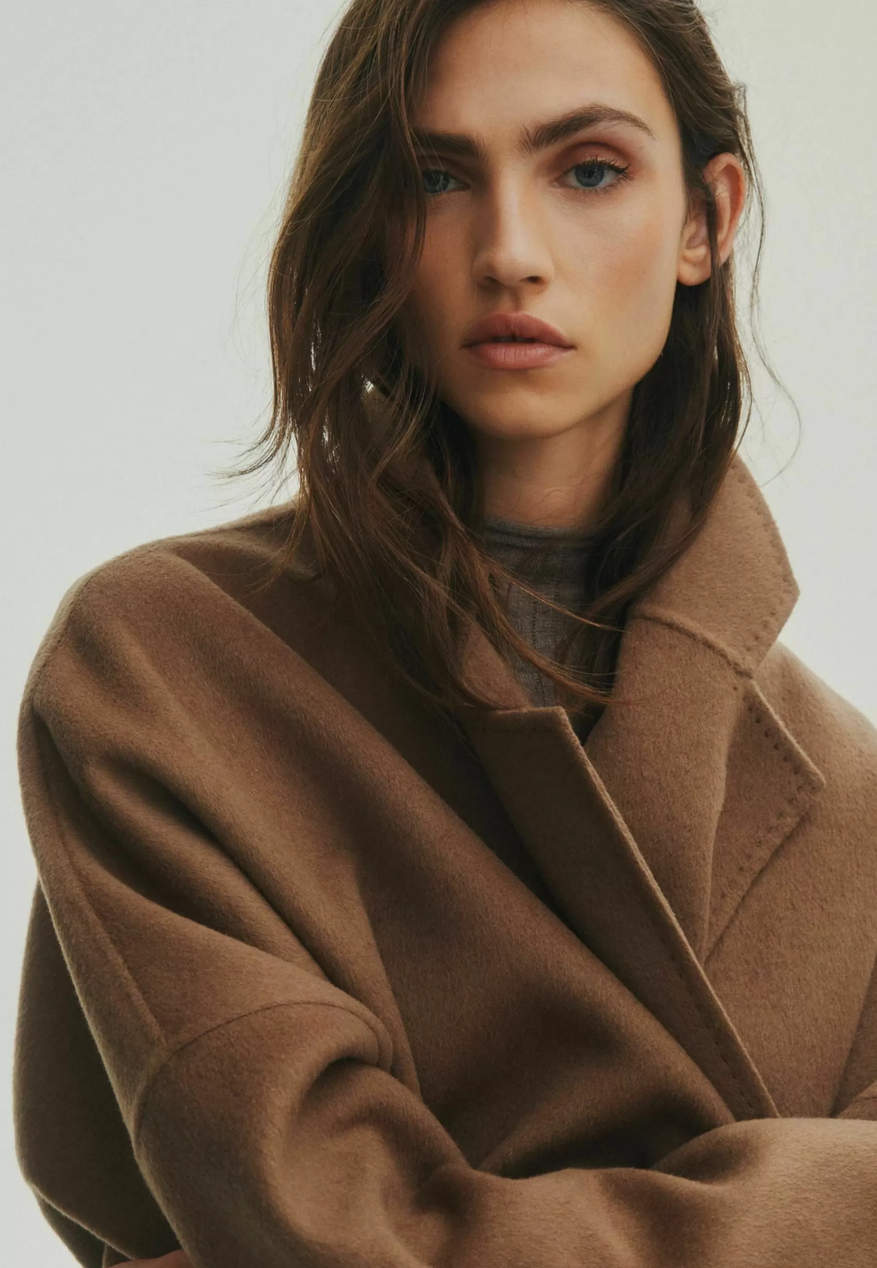 Femme Next Handsewn Belted - Manteau Court