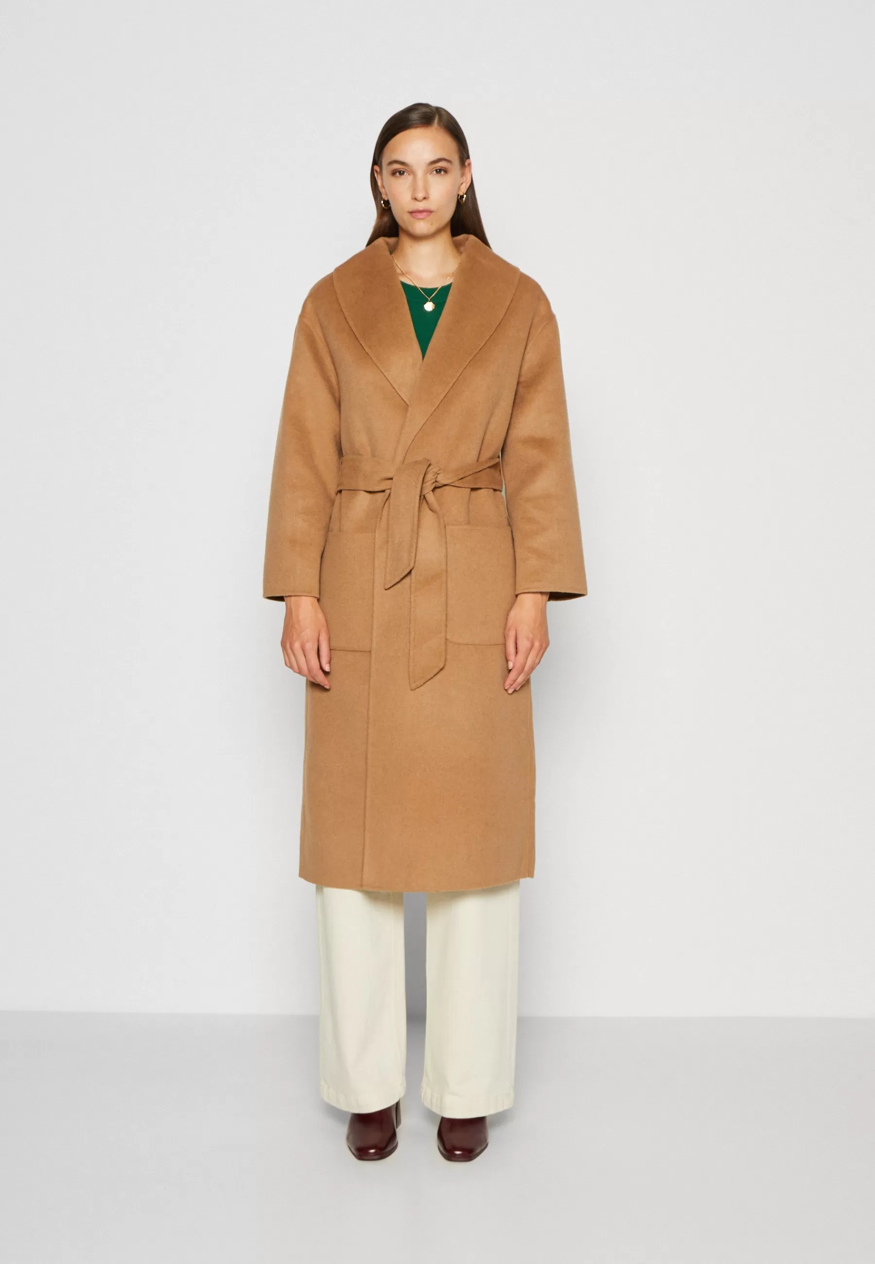 Handstitched Belted Coat - Manteau Classique | GANT Flash Sale