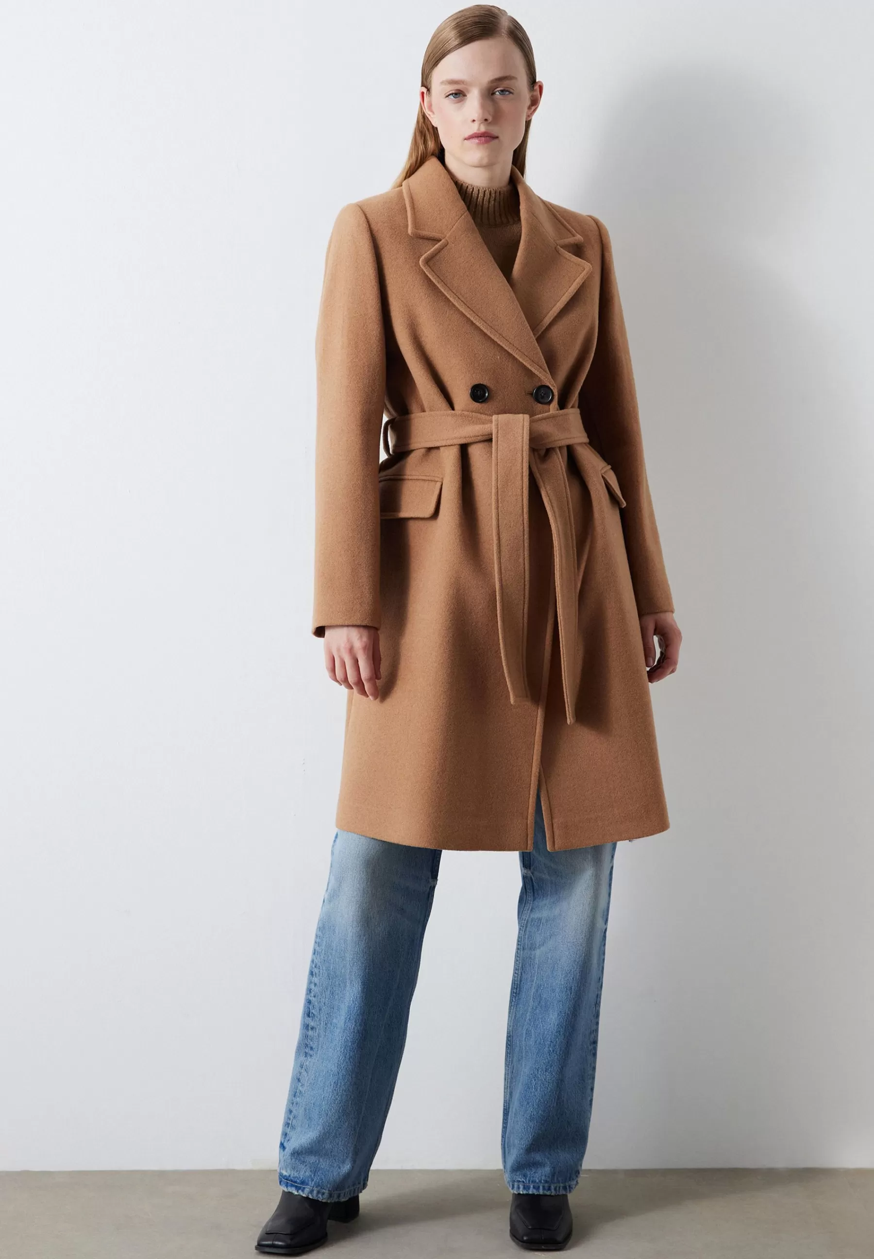 Heavy Regular Fit Belted Cachet - Trench | Ipekyol Discount