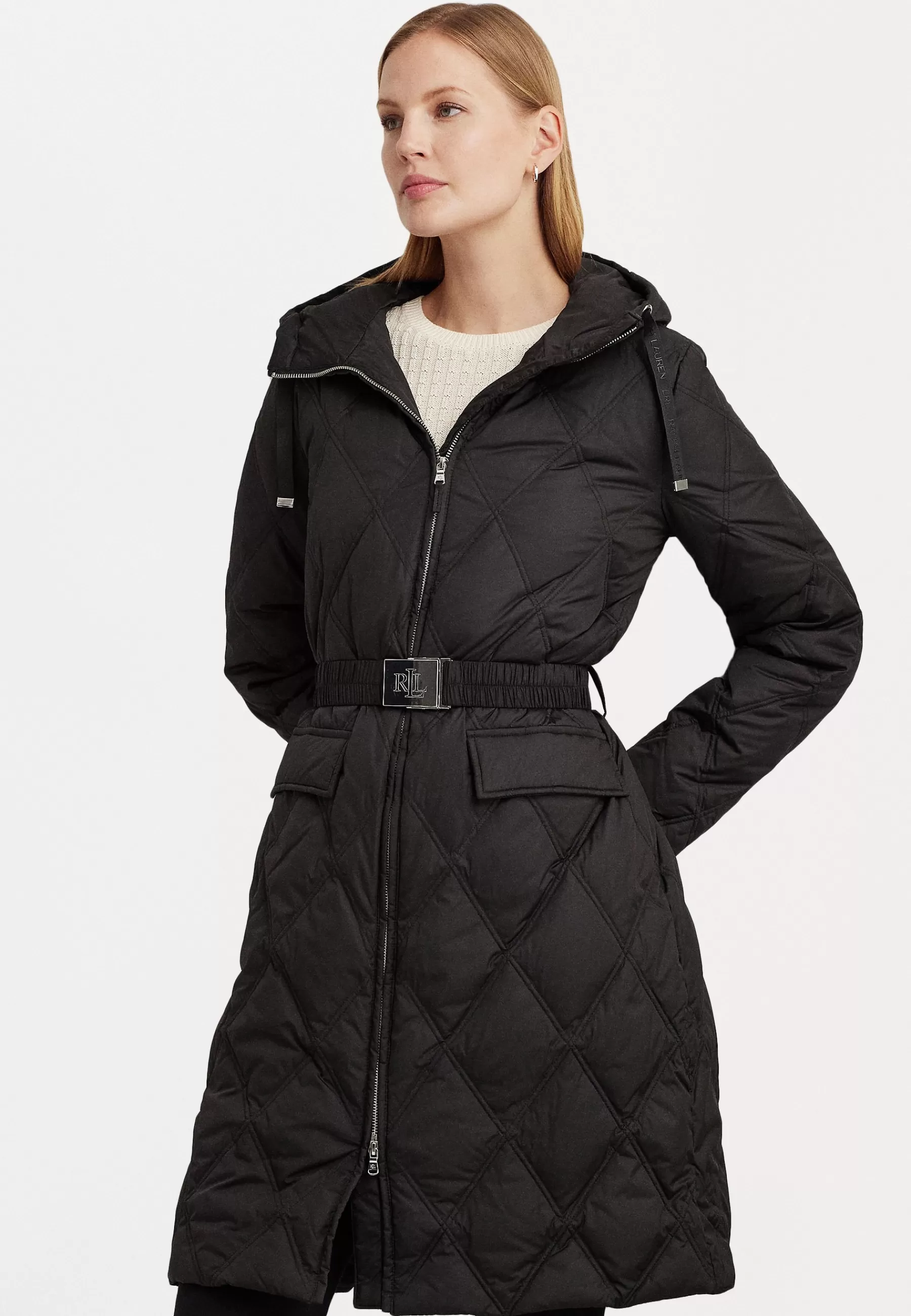 Femme Lauren Ralph Lauren Hood Insulated Coat - Doudoune