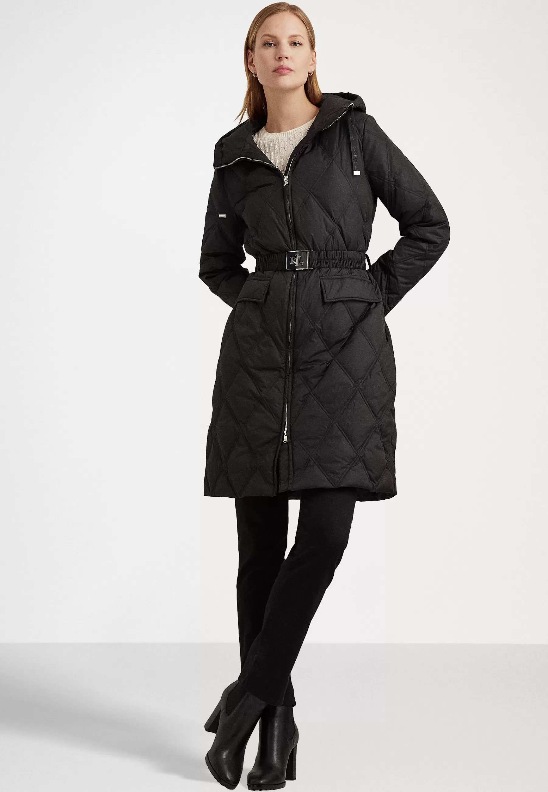 Femme Lauren Ralph Lauren Hood Insulated Coat - Doudoune