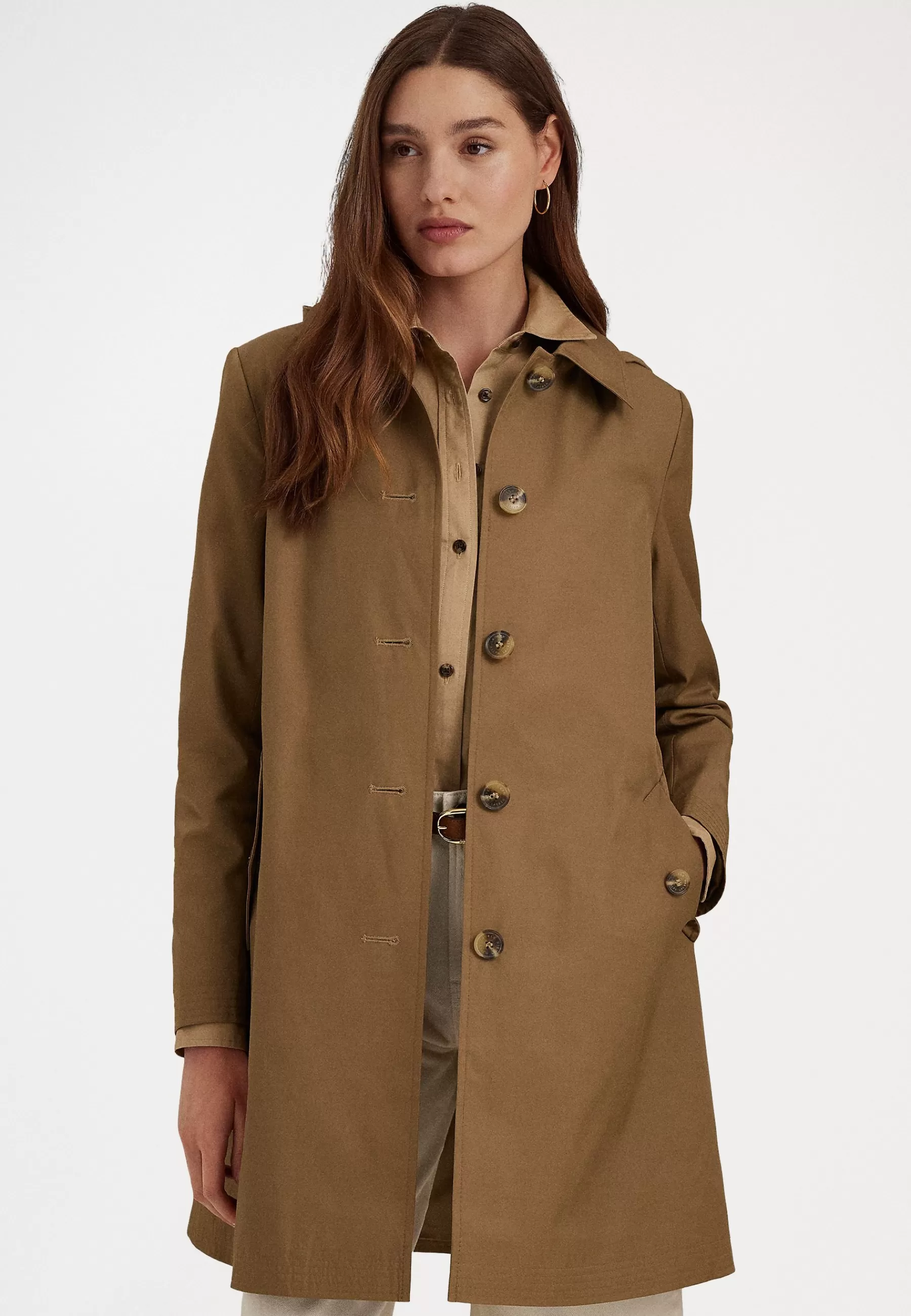 Hooded Lined Coat - Manteau Court | Lauren Ralph Lauren Best Sale