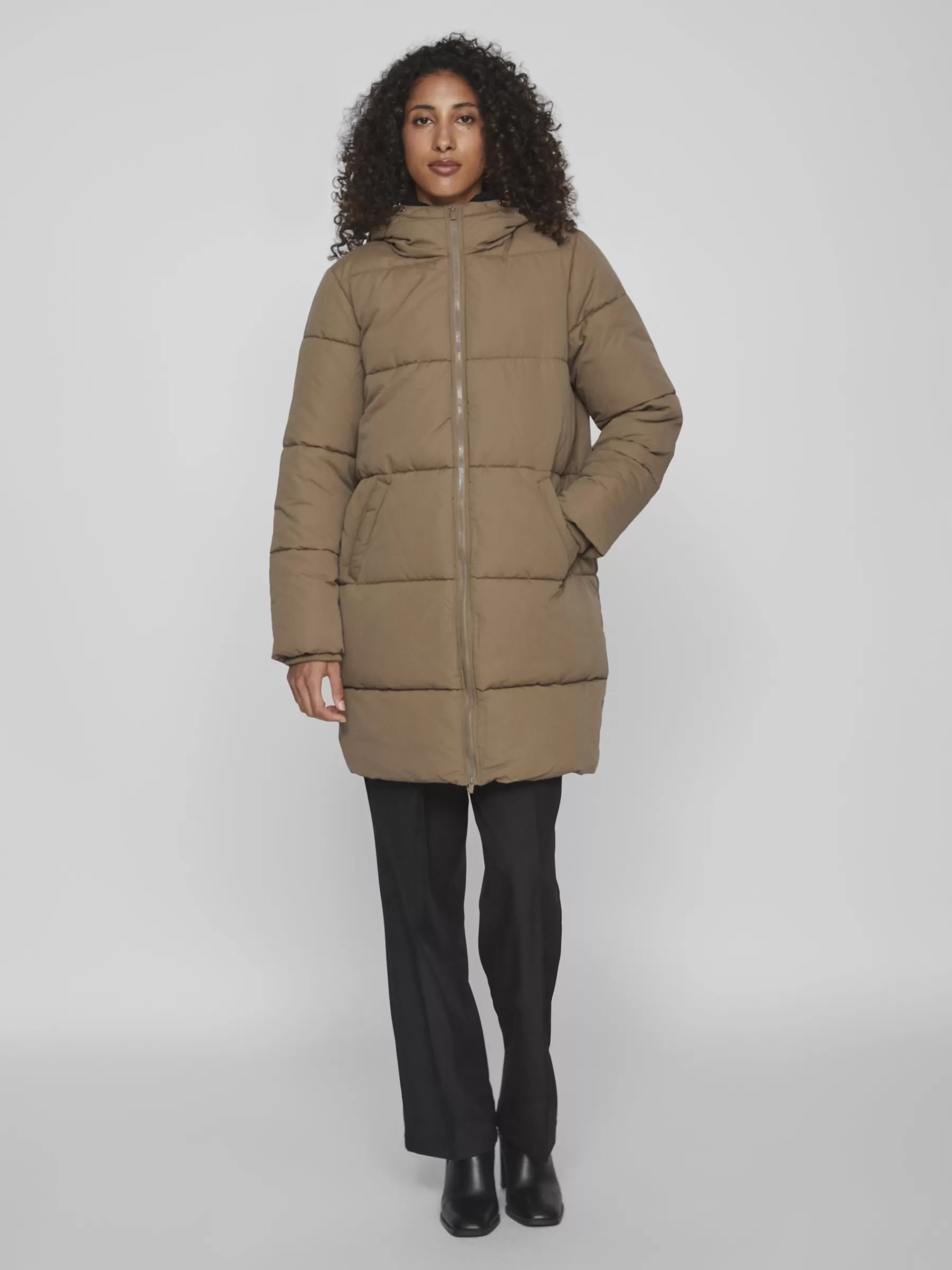 Femme VILA Kapuzen Puffer - Manteau D'Hiver