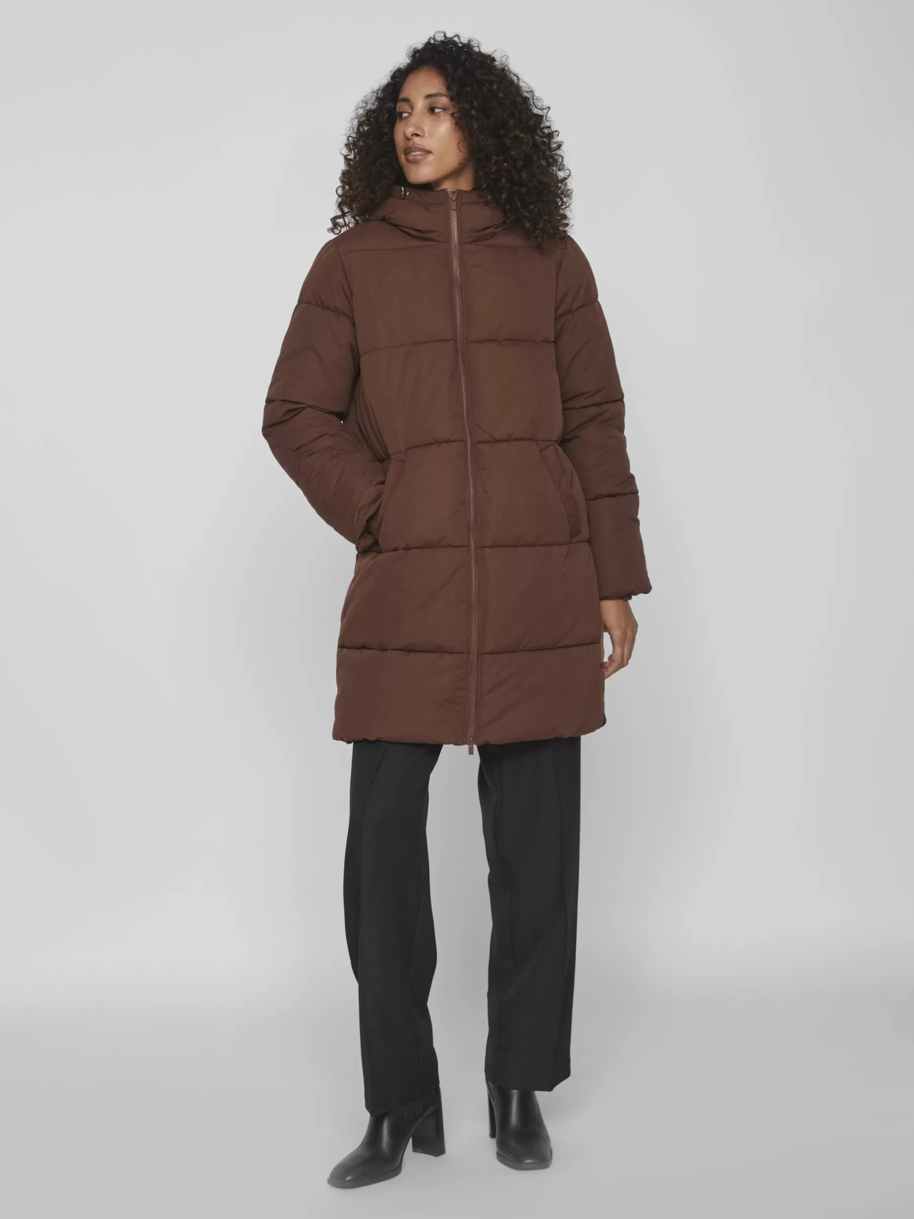 Femme VILA Kapuzen Puffer - Manteau D'Hiver