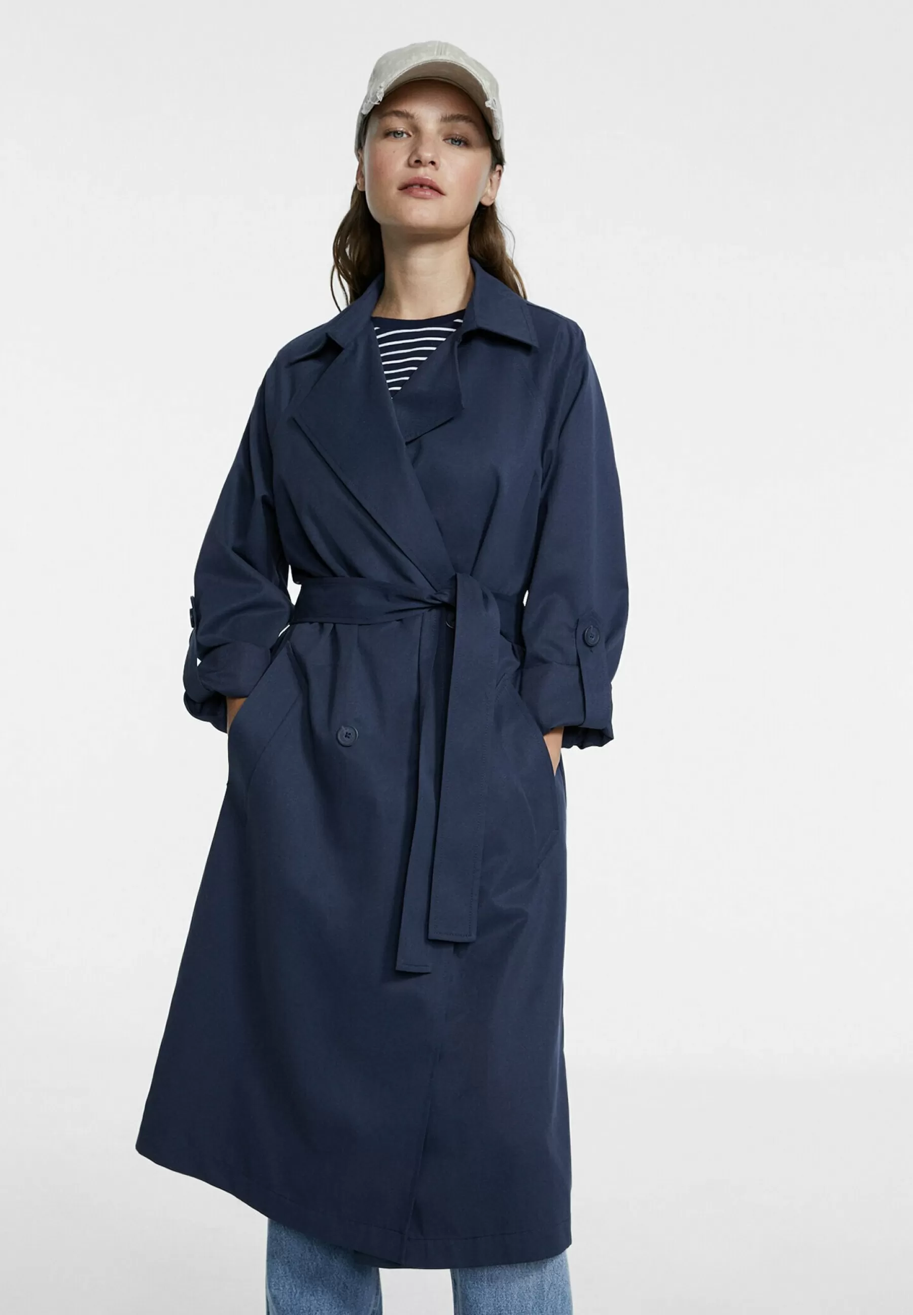 Langer Fliessender - Trench | Stradivarius Hot