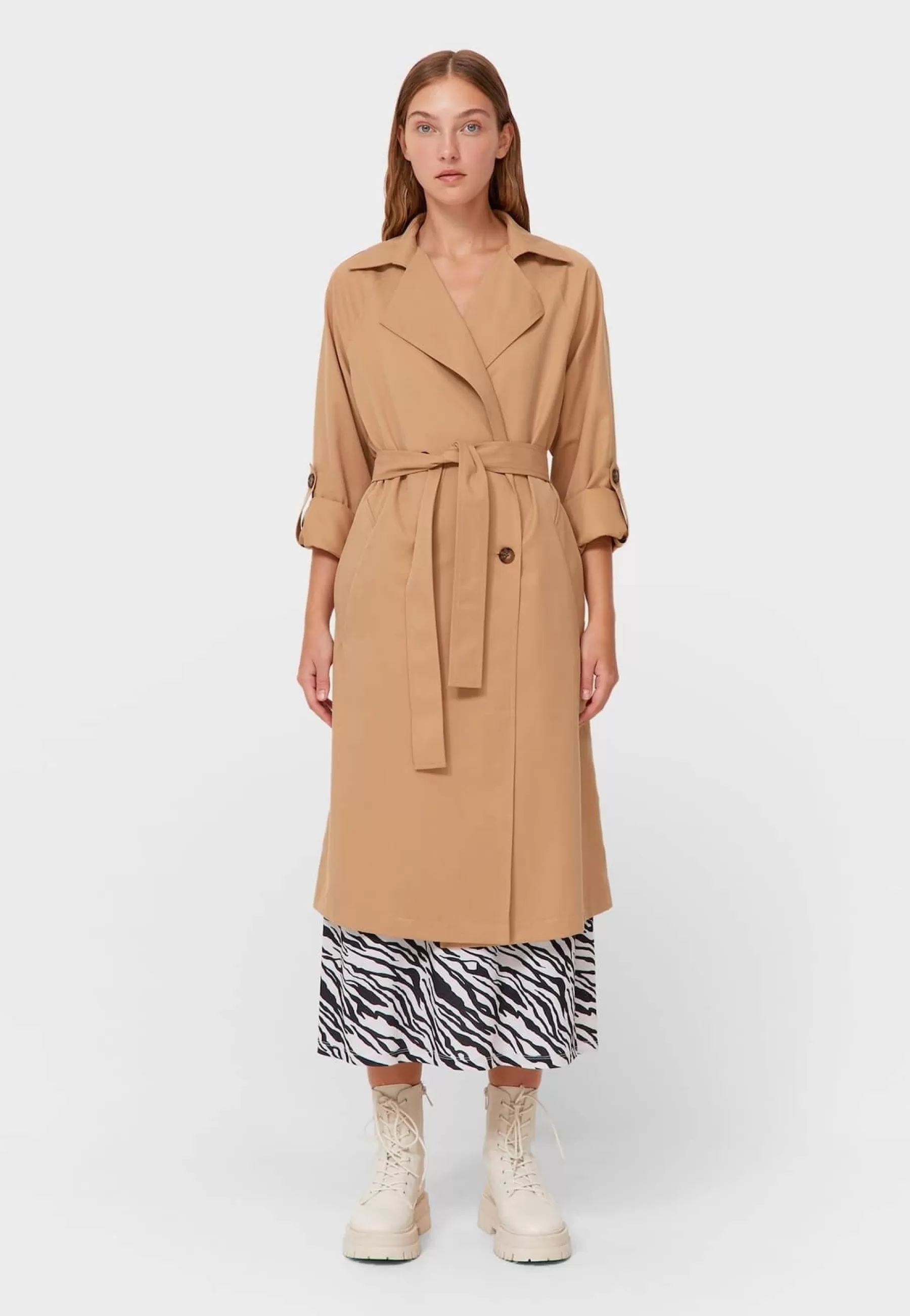 Langer Fliessender - Trench | Stradivarius Flash Sale