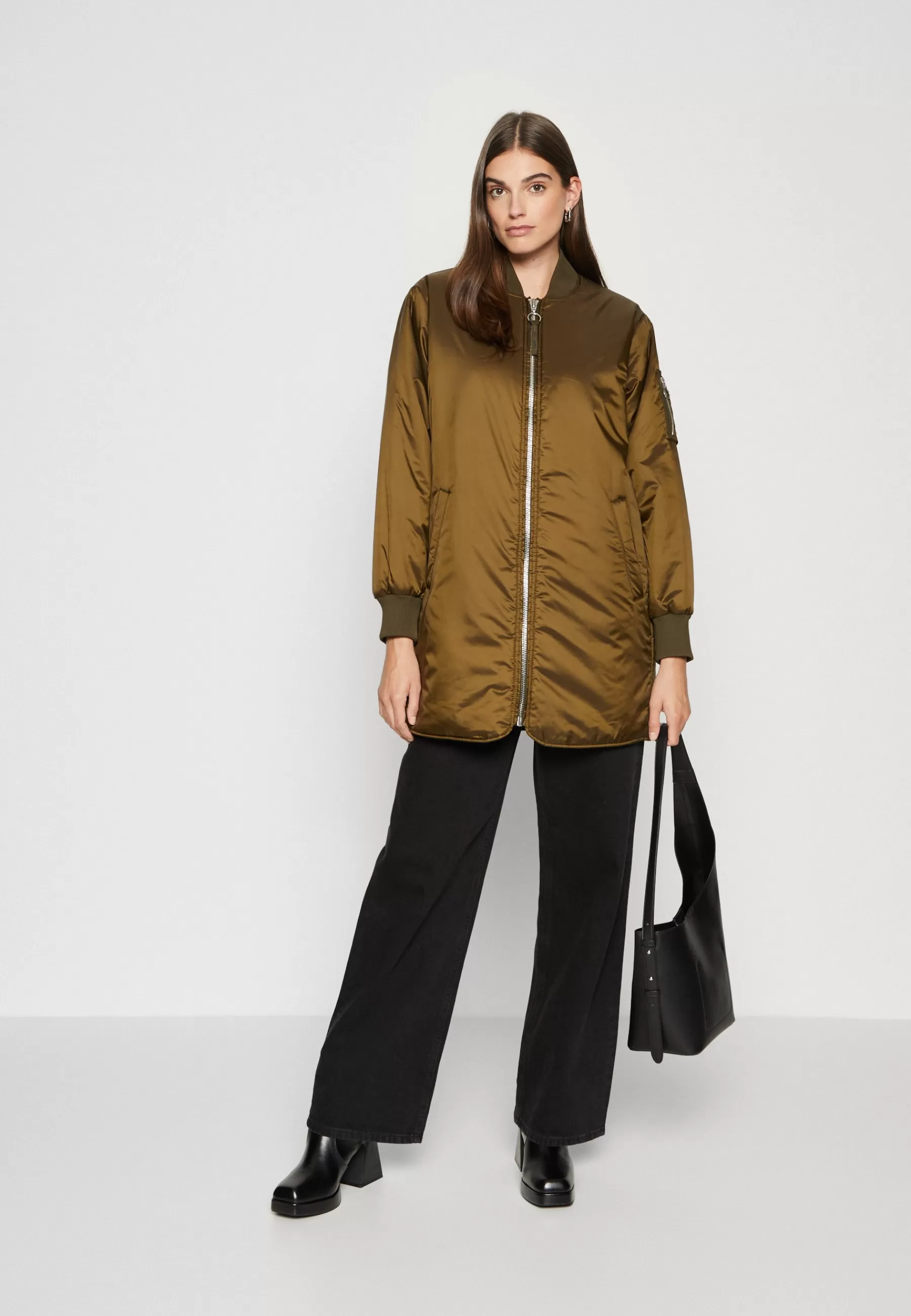 Light Padded Long Zipper Welt Pockets - Manteau Court | Marc O'Polo DENIM Outlet