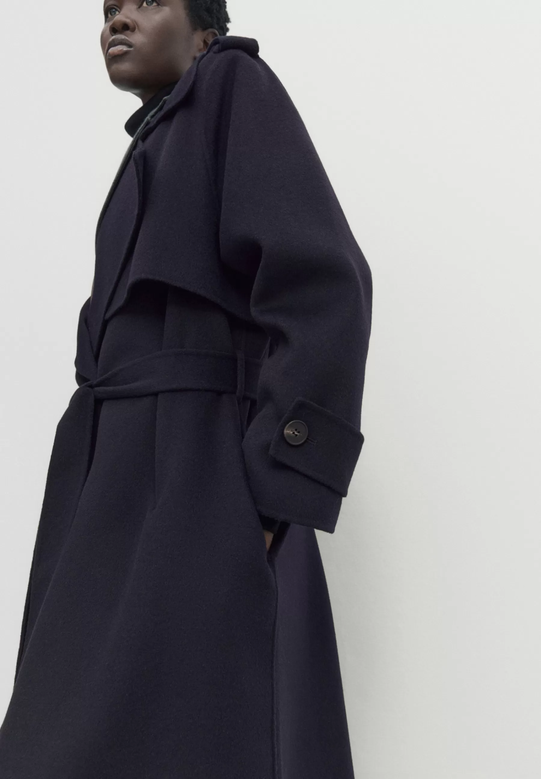 Long Effect Blend - Trench | Massimo Dutti Hot