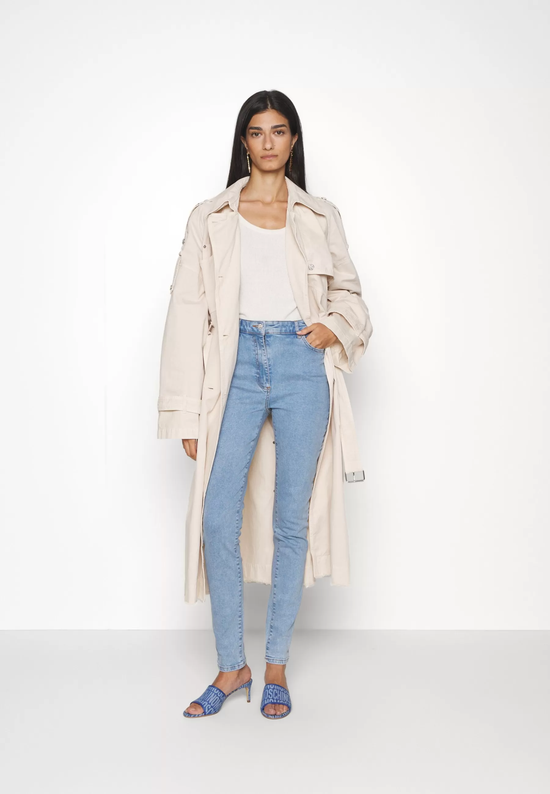 Long Jacket - Trench | MOSCHINO JEANS Cheap