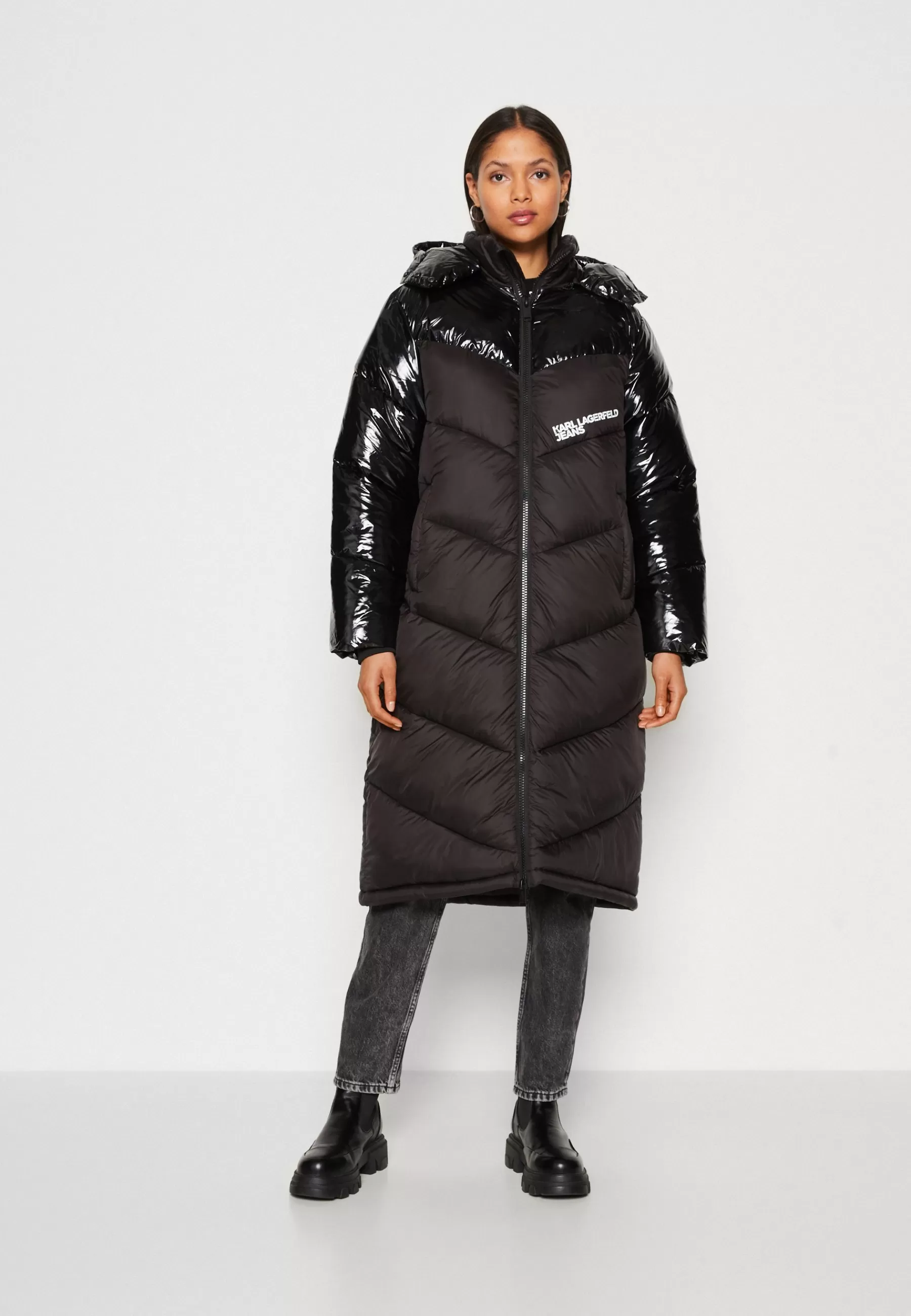 Femme Karl Lagerfeld Jeans Long Puffer - Manteau D'Hiver