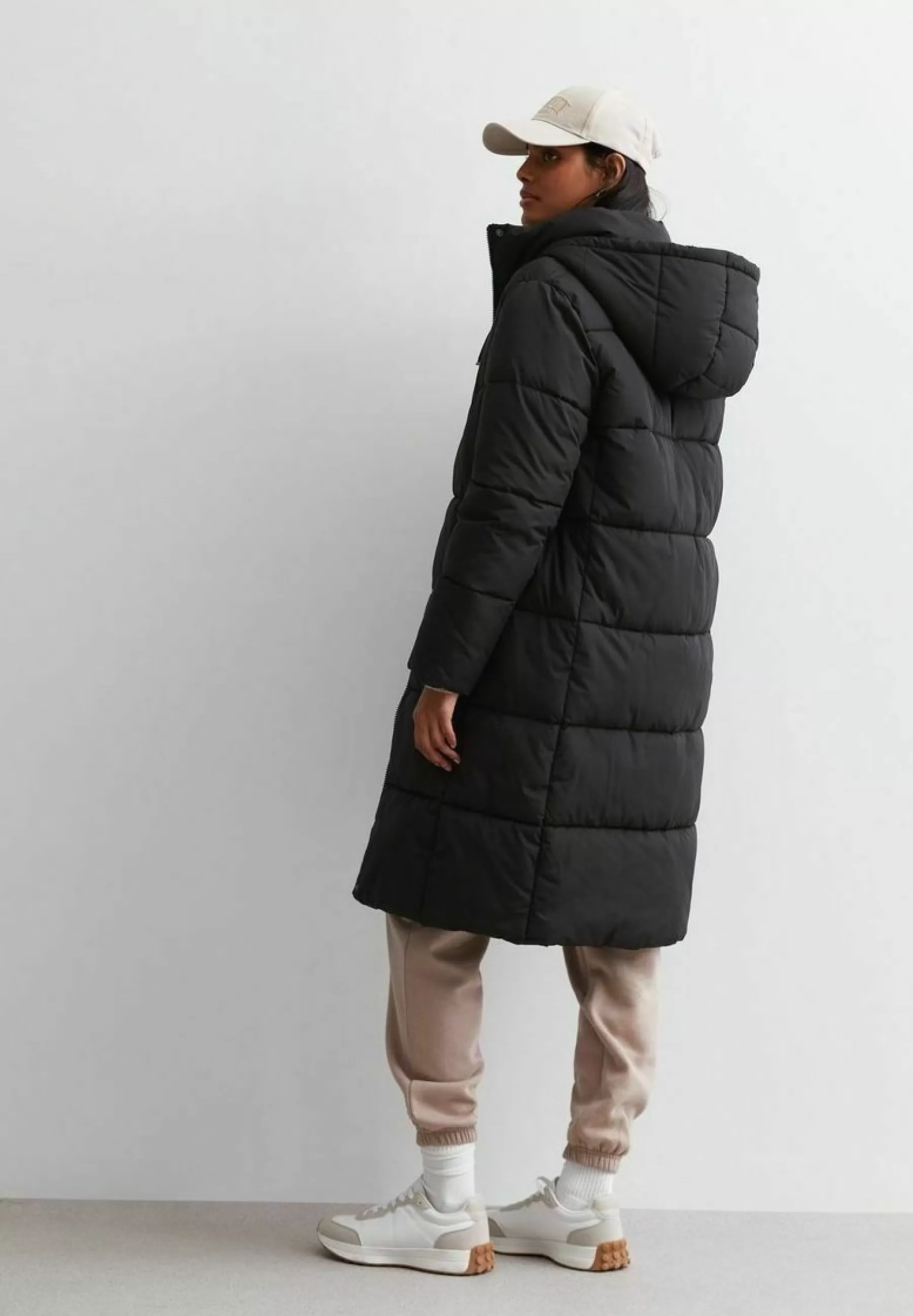 Femme New Look Longline Hooded Puffer - Manteau D'Hiver