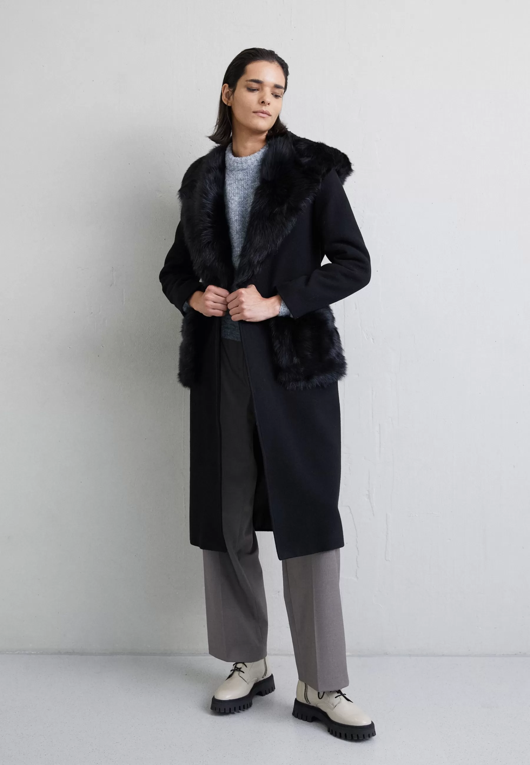 Femme STUDIO ID Mackenzie With Hood And Pockets - Manteau Classique