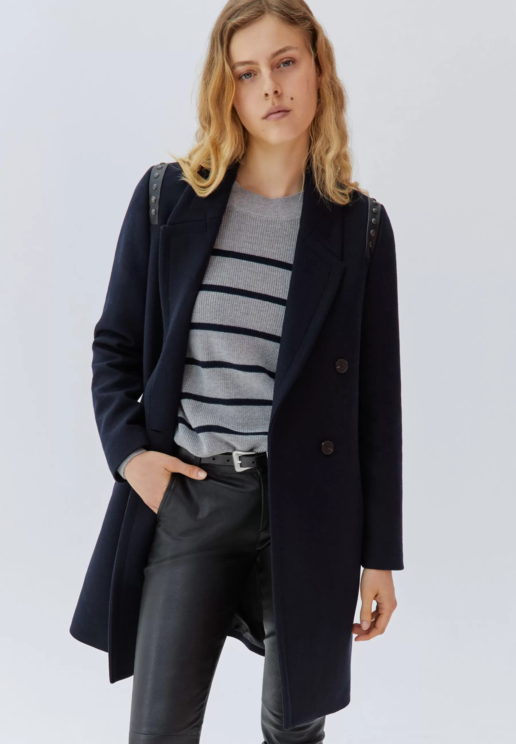 Manteau Ta Straight - Manteau Classique | IKKS Outlet