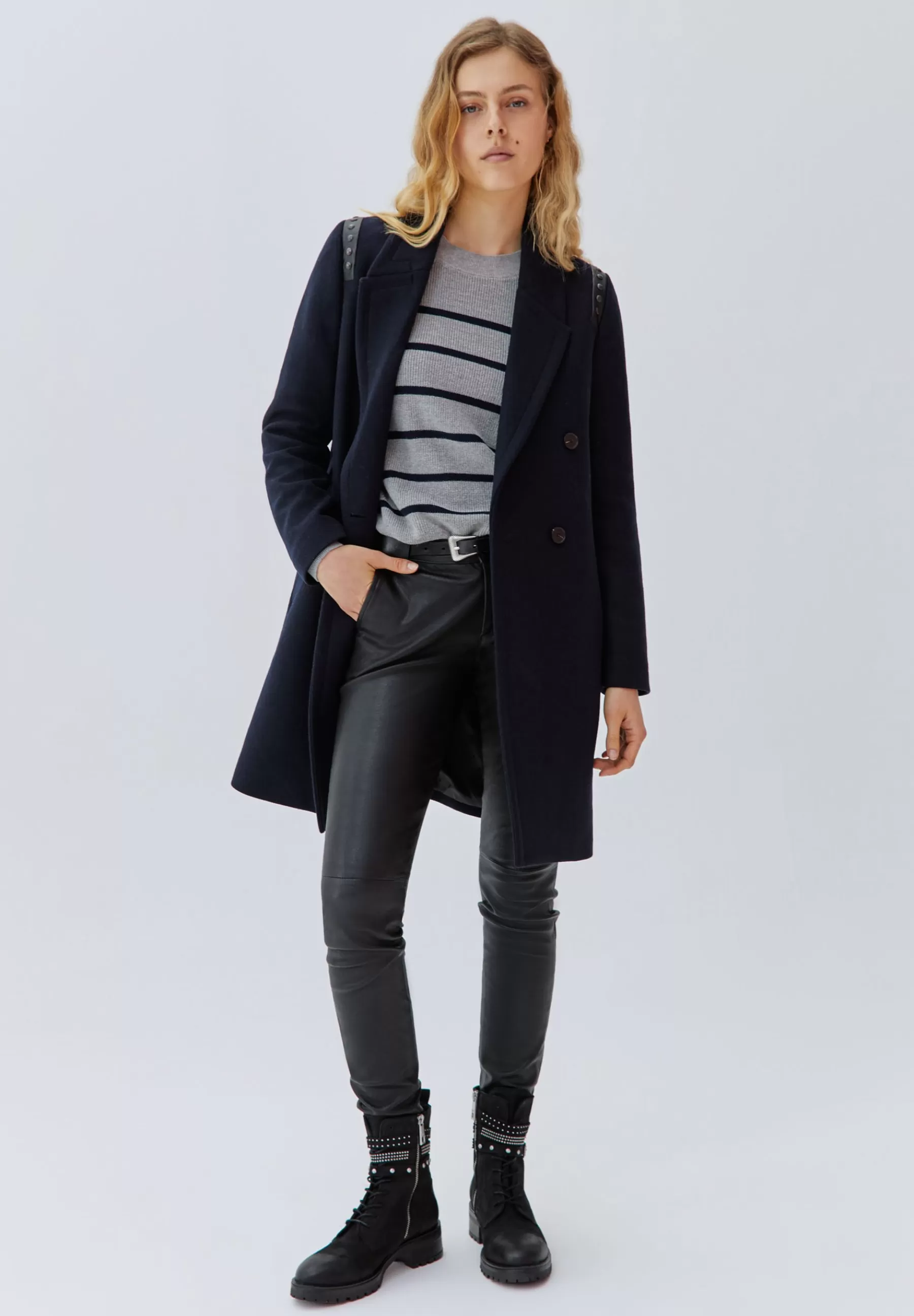 Manteau Ta Straight - Manteau Classique | IKKS Outlet