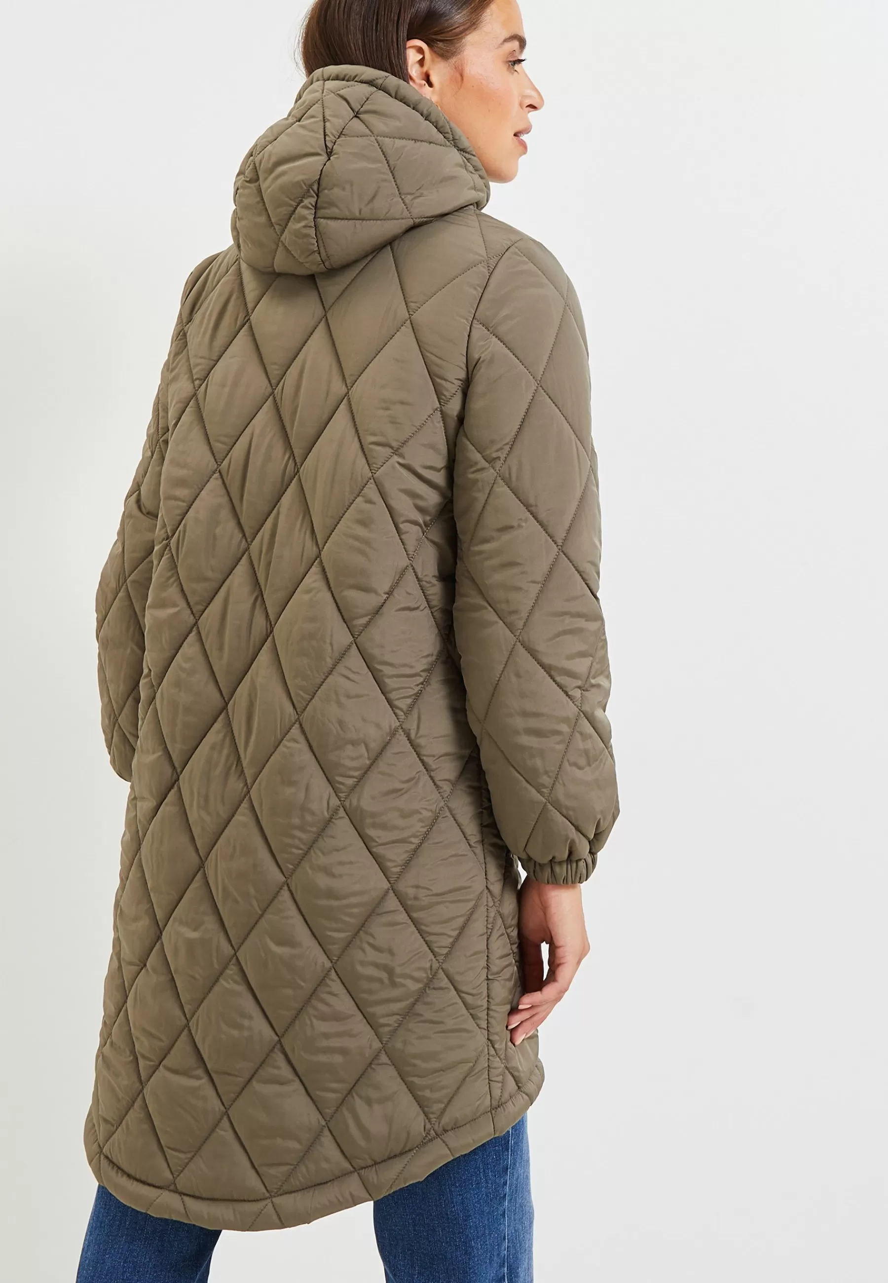 Femme Grain de Malice Mi Longue - Manteau D'Hiver