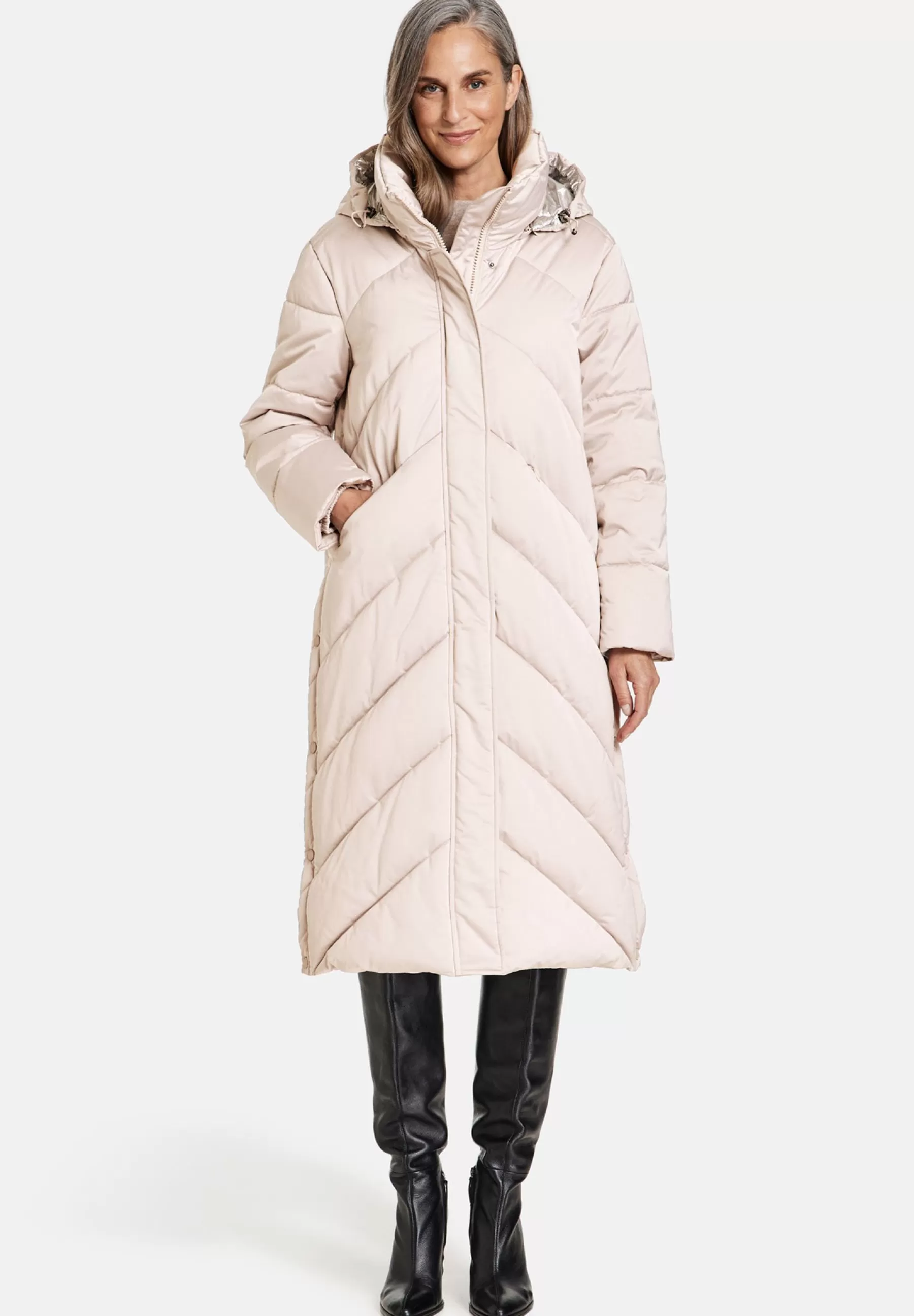 Femme Gerry Weber Mit Geknopften Seitenschlitzen - Manteau D'Hiver