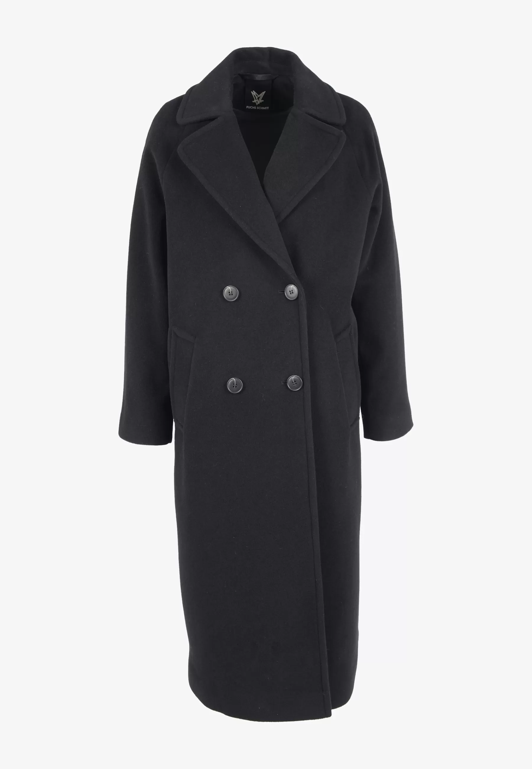 Femme FUCHS SCHMITT Mit Reverskragen Doppelreihige Knopfleiste Leistentaschen Made In Europe - Manteau Classique