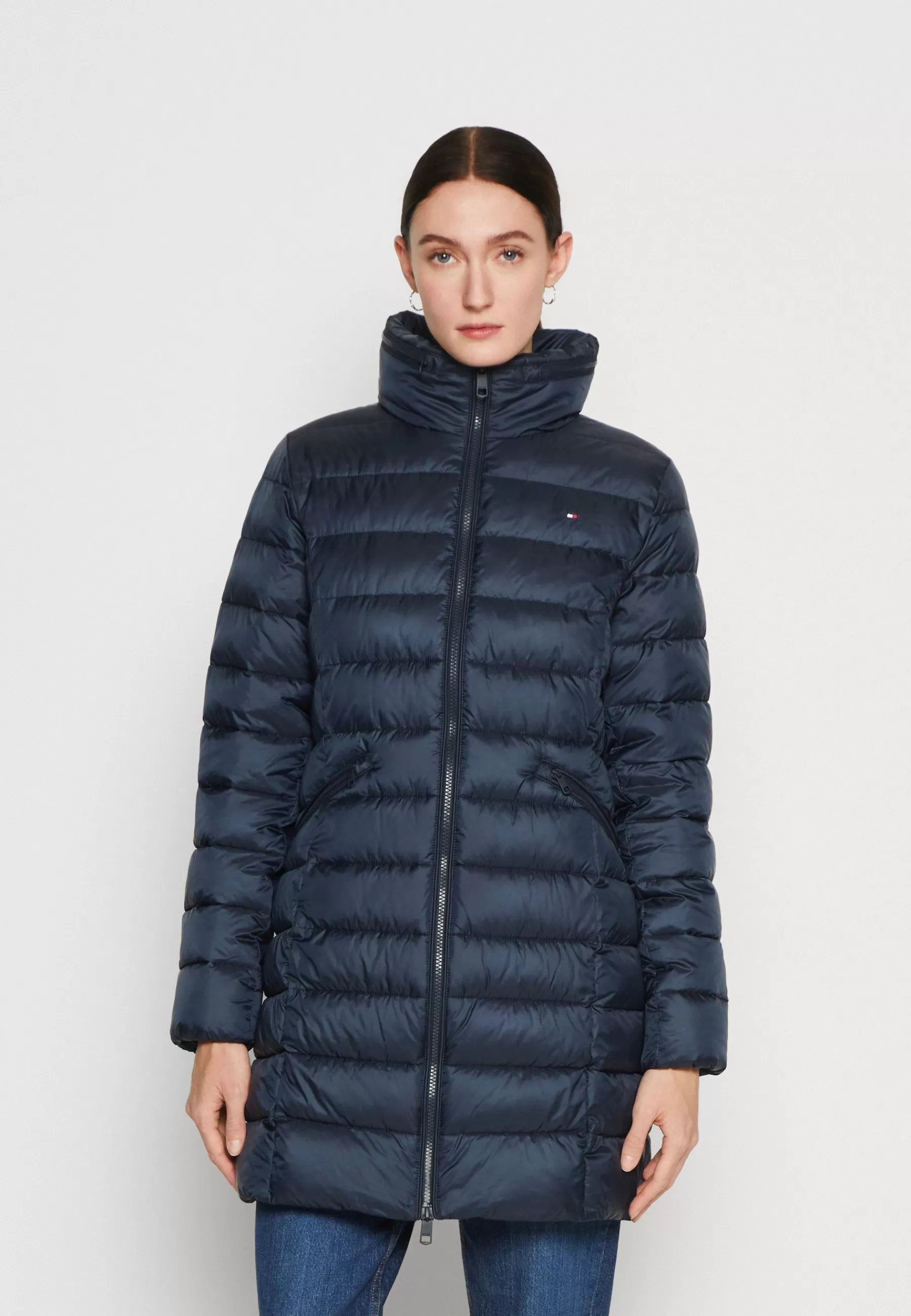 Femme Tommy Hilfiger Mw Padded Global - Manteau D'Hiver