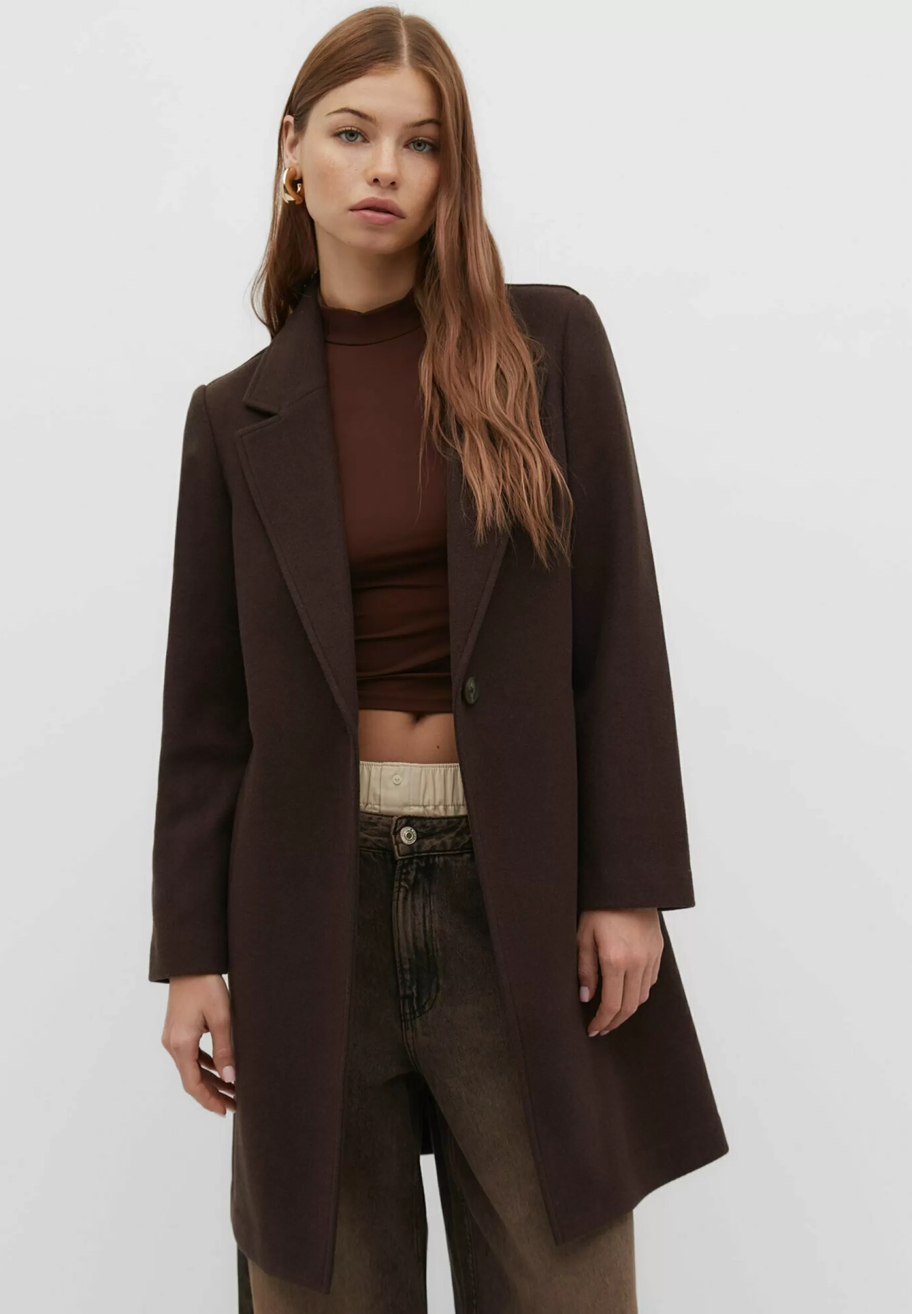 Femme Stradivarius Napped - Manteau Court